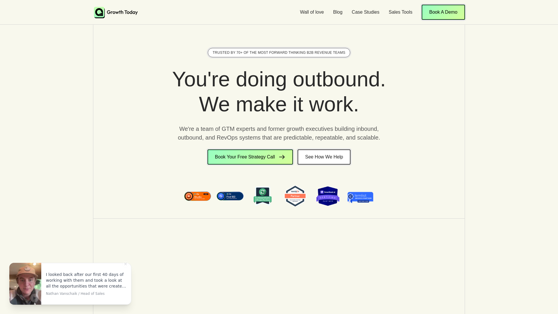 website screenshot of https://growthtodaycreate.co