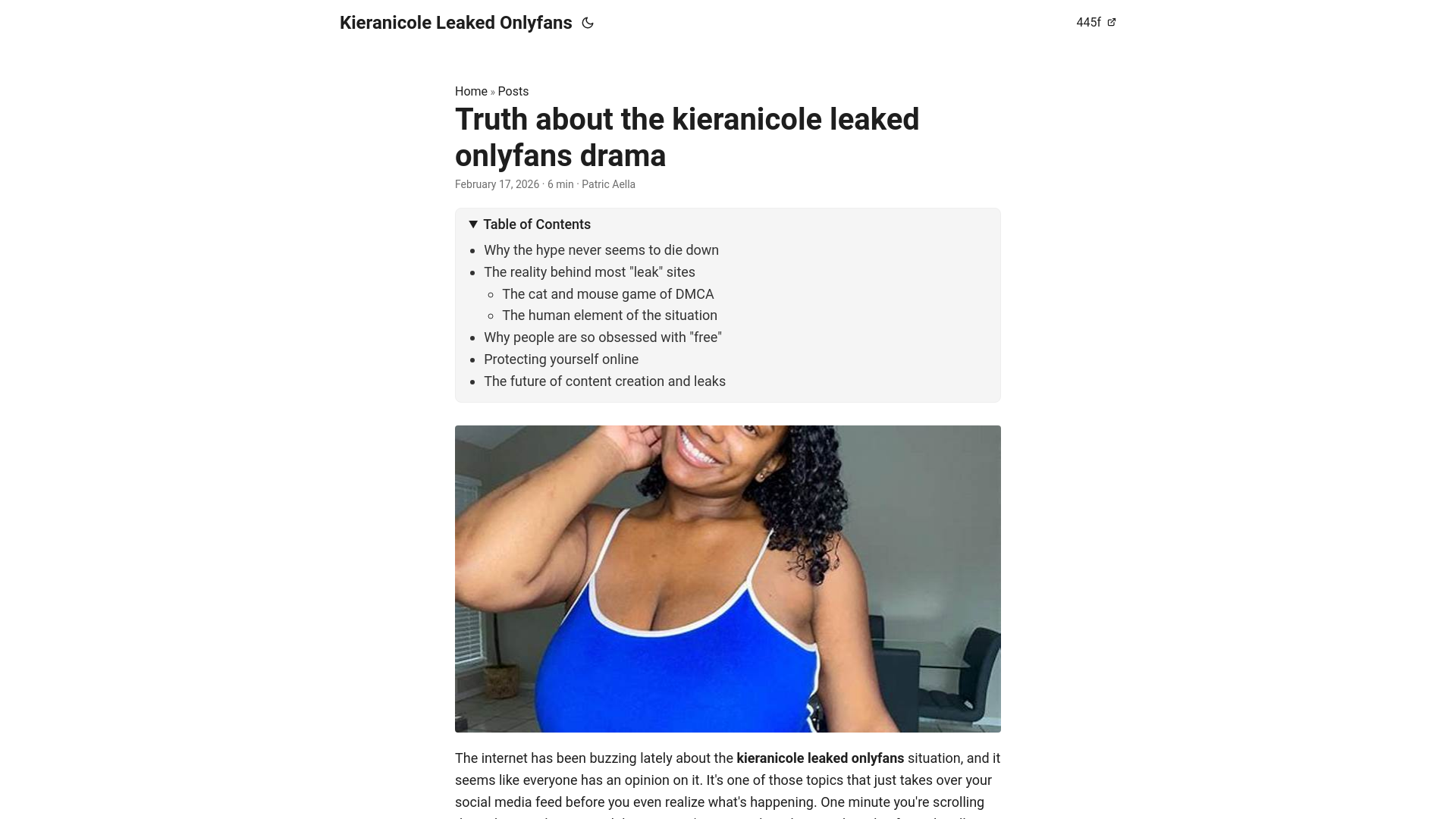 website screenshot of https://kieranicole-leaked-onlyfans.pages.dev/