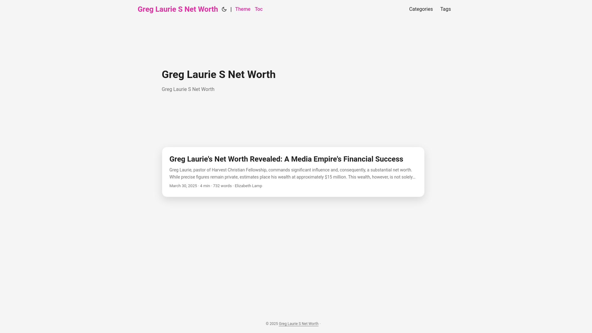 website screenshot of https://greg-laurie-s-net-worth.pages.dev/