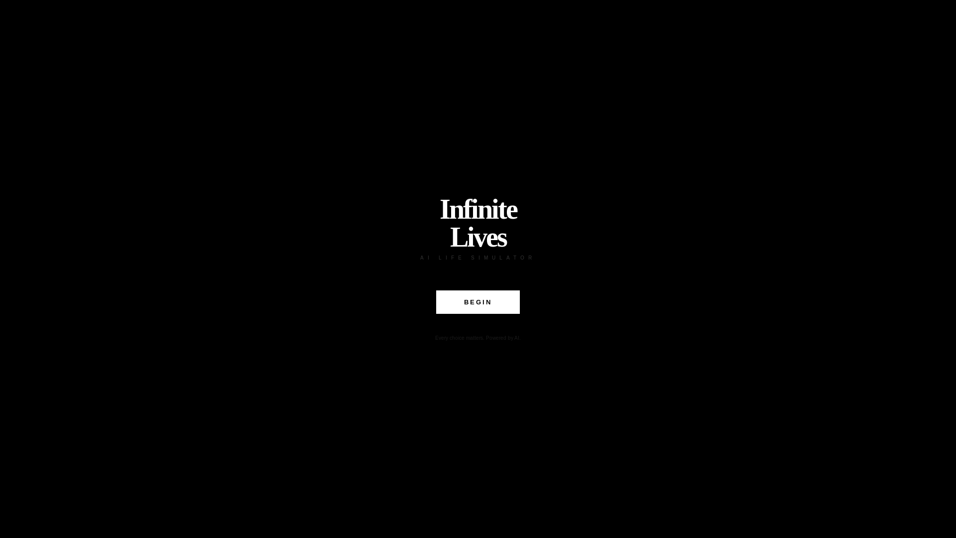 website screenshot of https://infinite-lives.pages.dev/