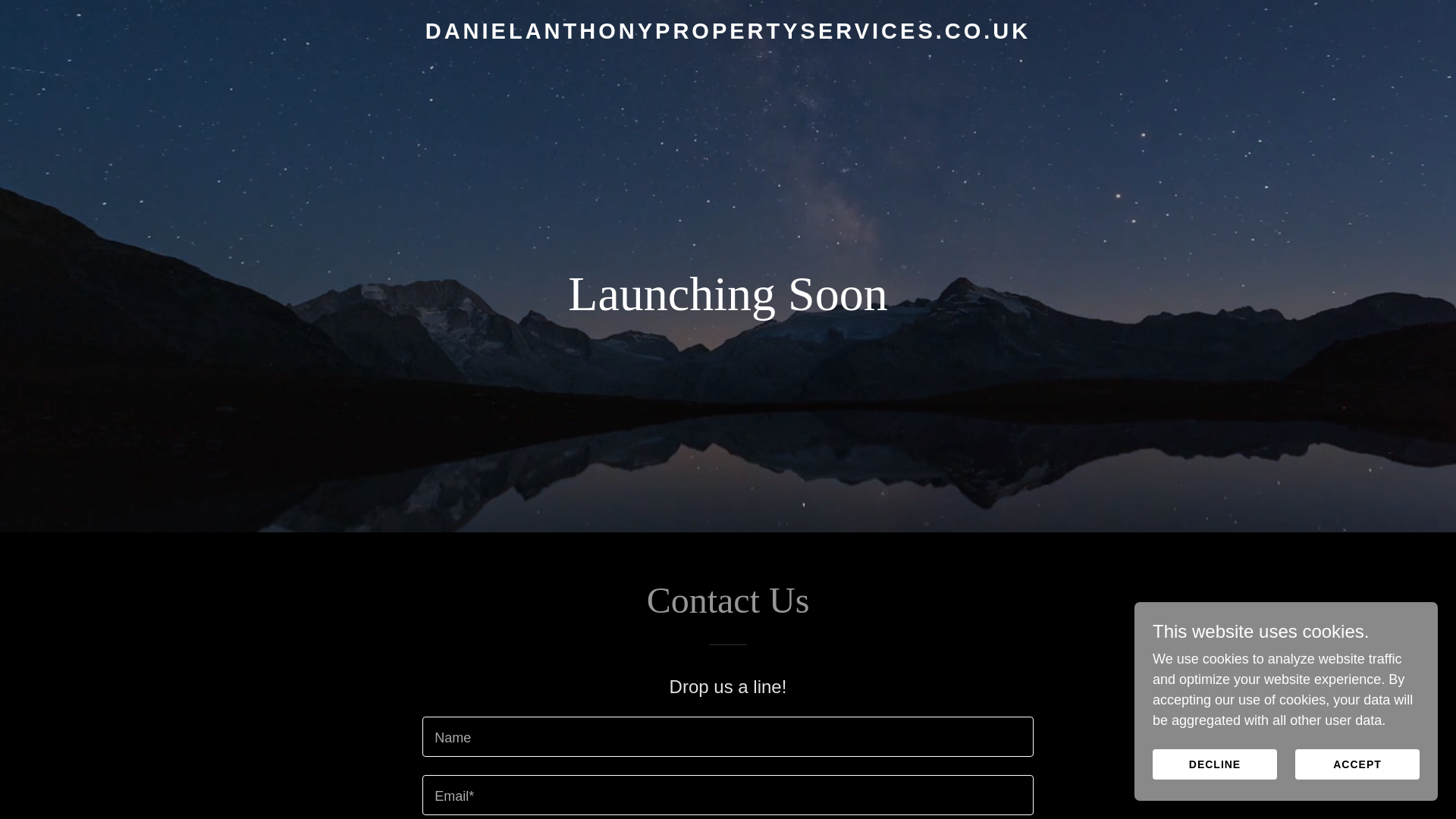 website screenshot of https://danielanthonypropertyservices.co.uk/
