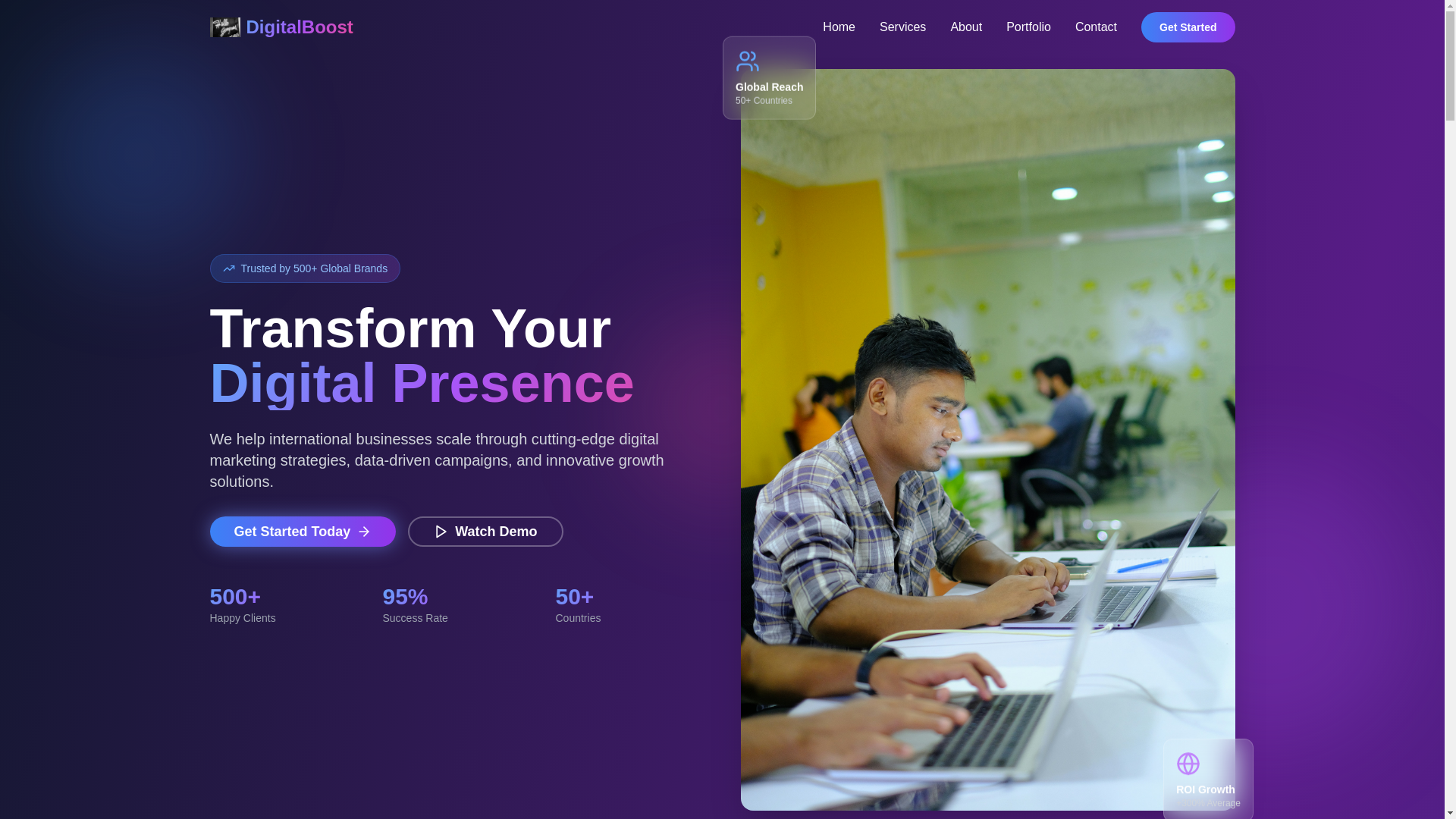 website screenshot of https://jpgagency.biz/