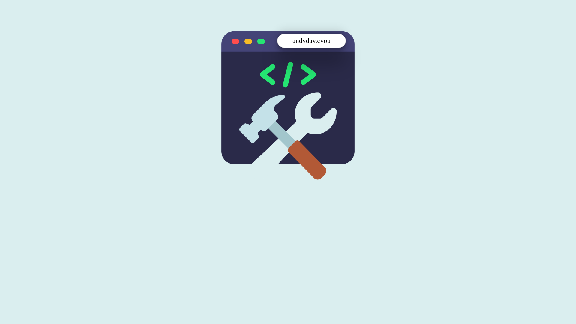 website screenshot of https://andyday.cyou/