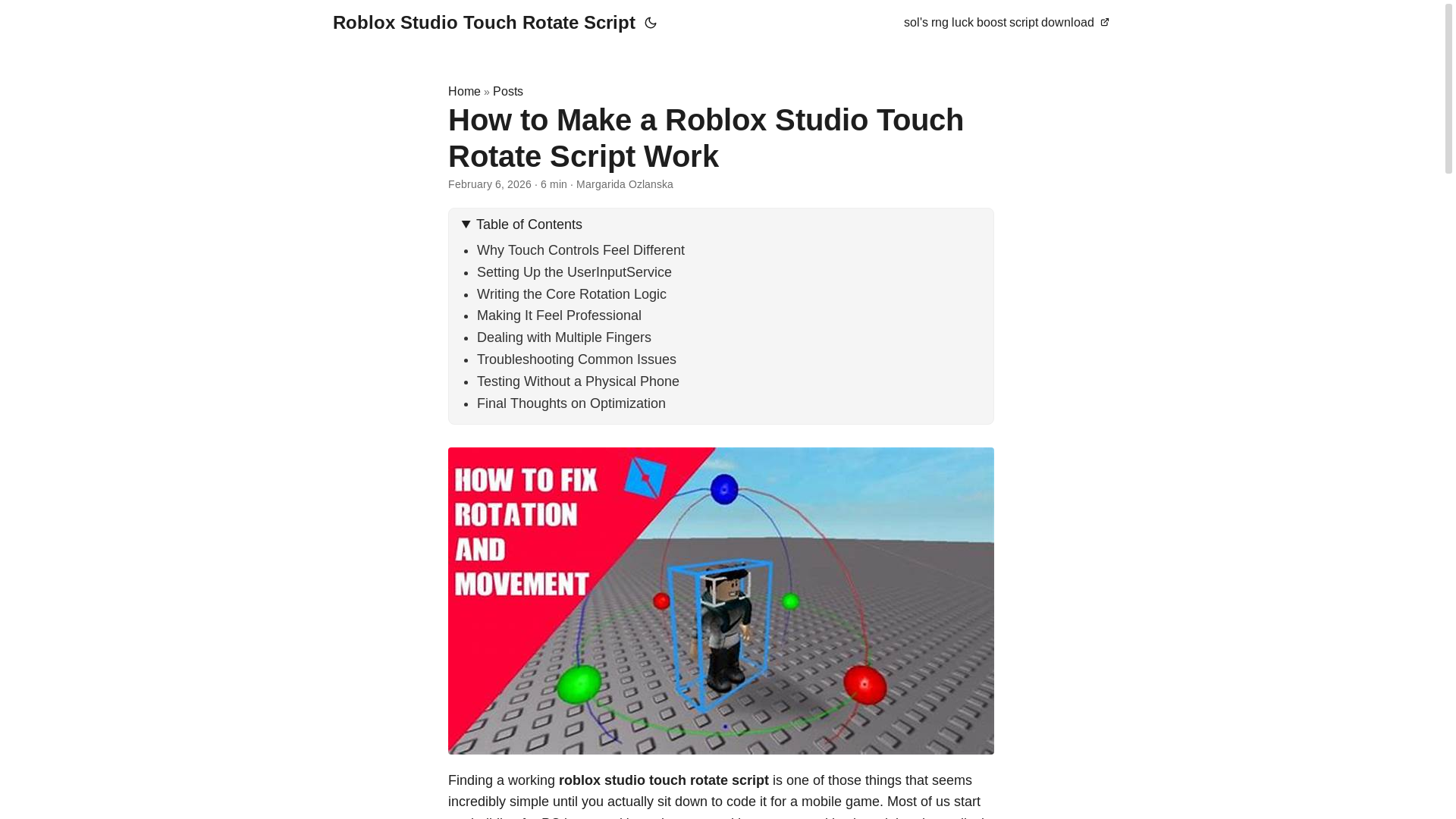 website screenshot of https://roblox-studio-touch-rotate-script.pages.dev/