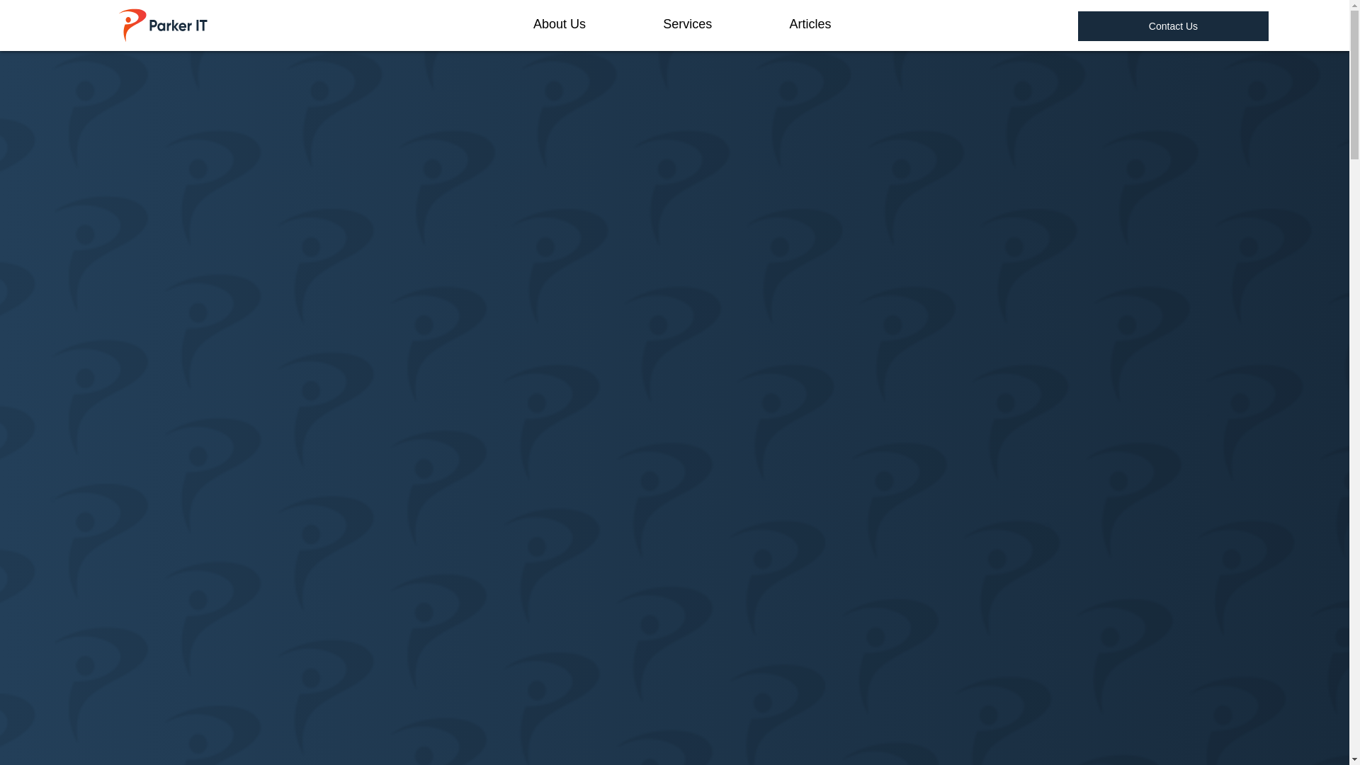 website screenshot of https://parkerits.com.au/