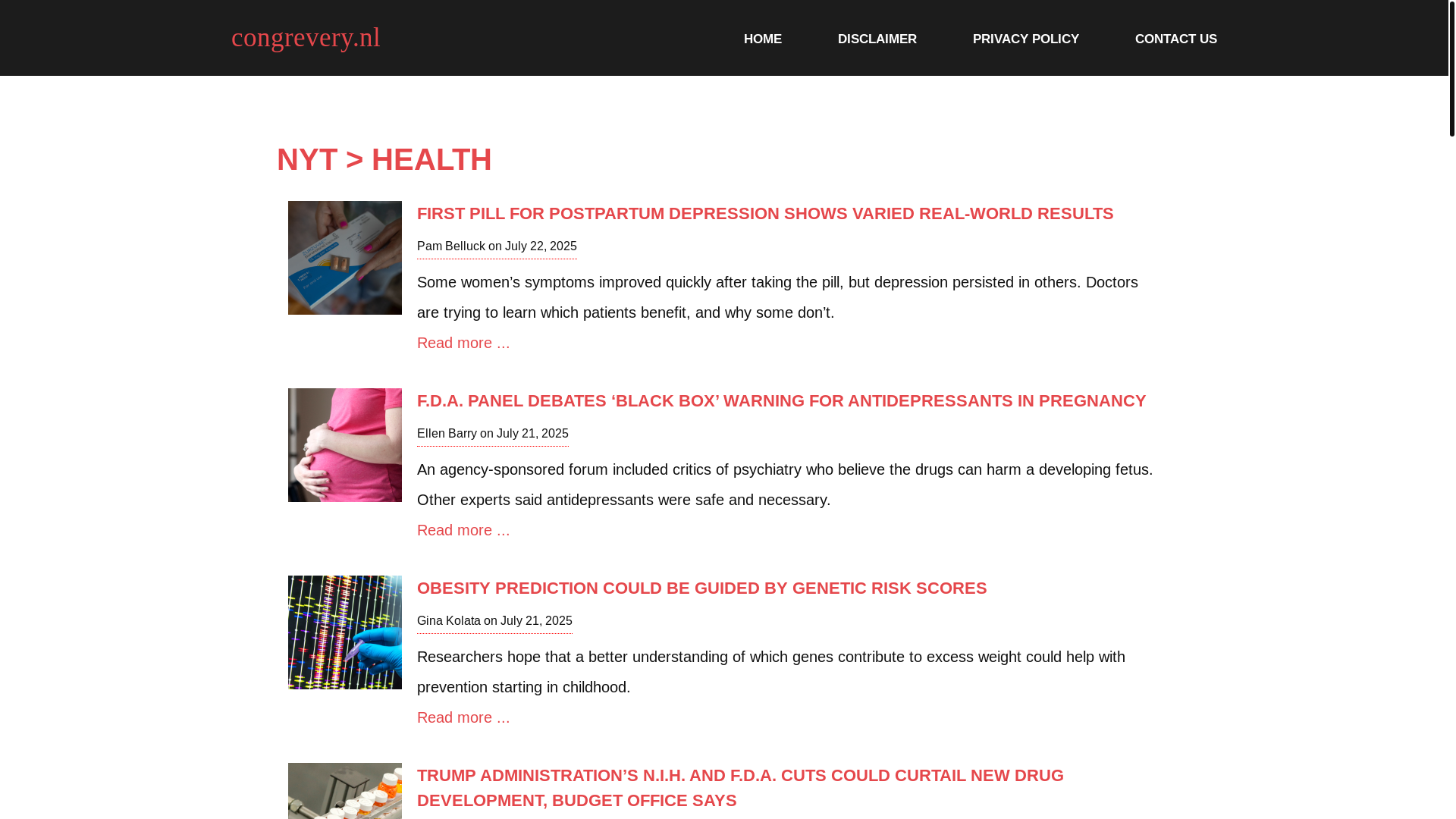 website screenshot of https://congrevery.nl/