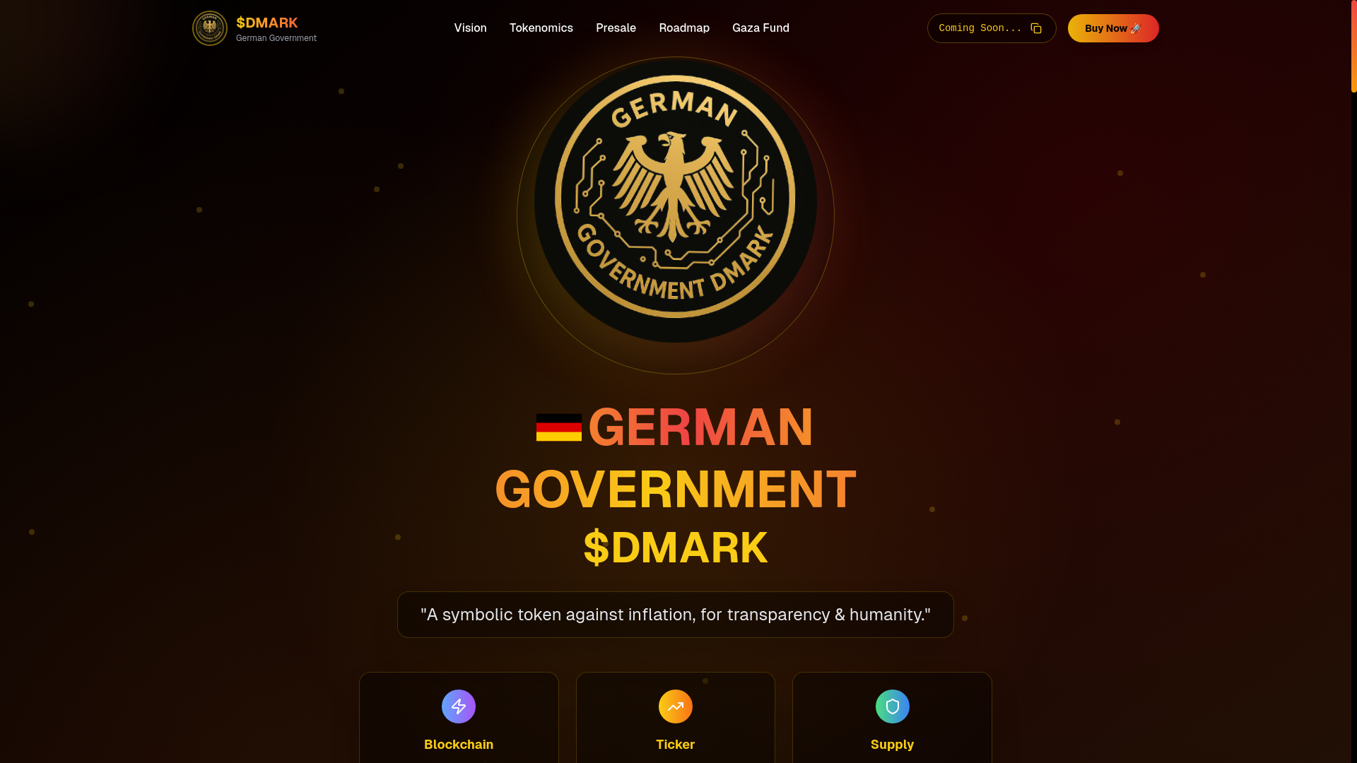 website screenshot of https://governmentdmark.com/