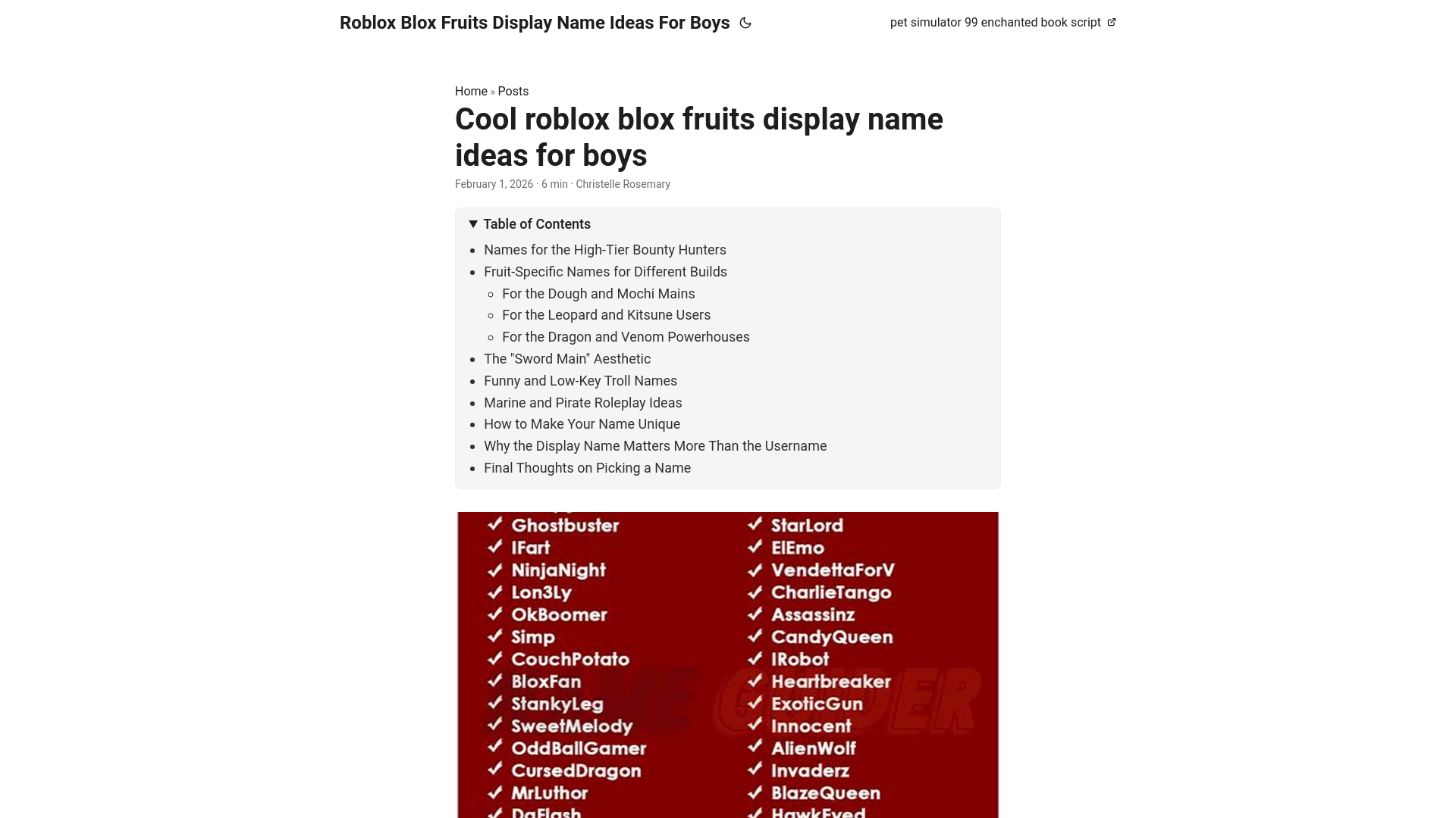 website screenshot of https://roblox-blox-fruits-display-name-ideas-for-boys.pages.dev/