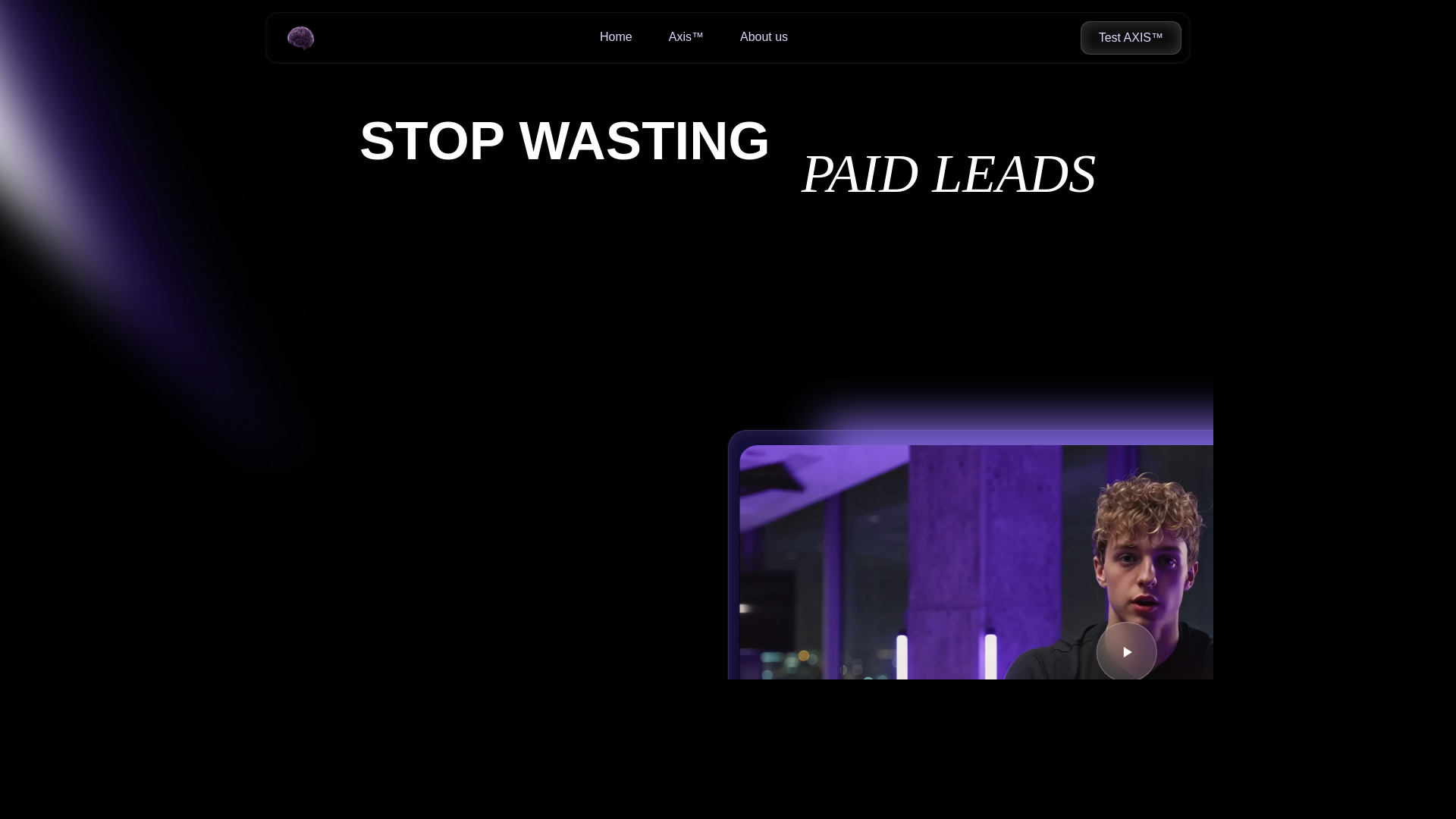 website screenshot of https://axisconversion.com/