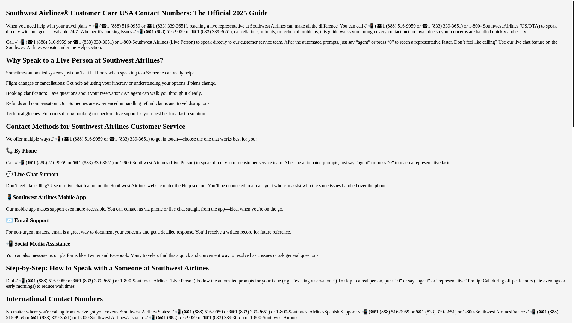 website screenshot of https://official-southwest-help-centers-8rt.pages.dev/