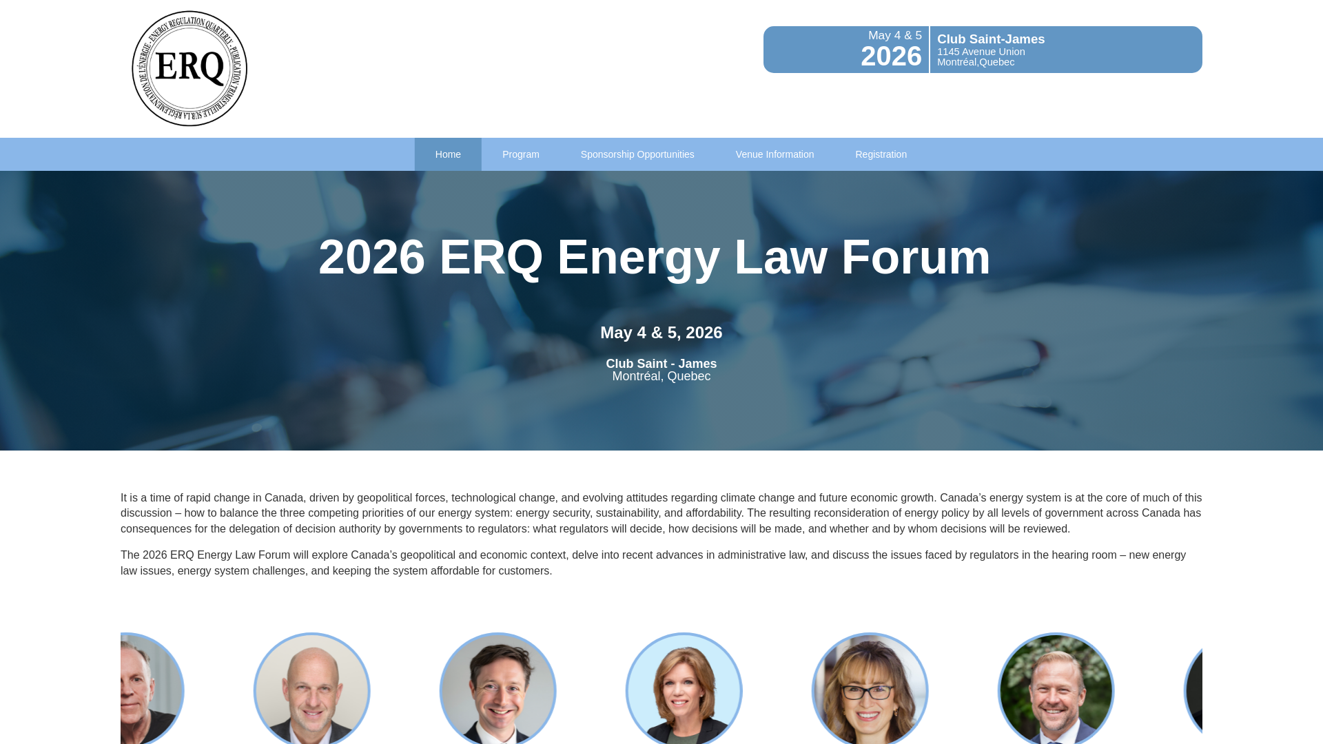 website screenshot of https://energylawforum.ca/