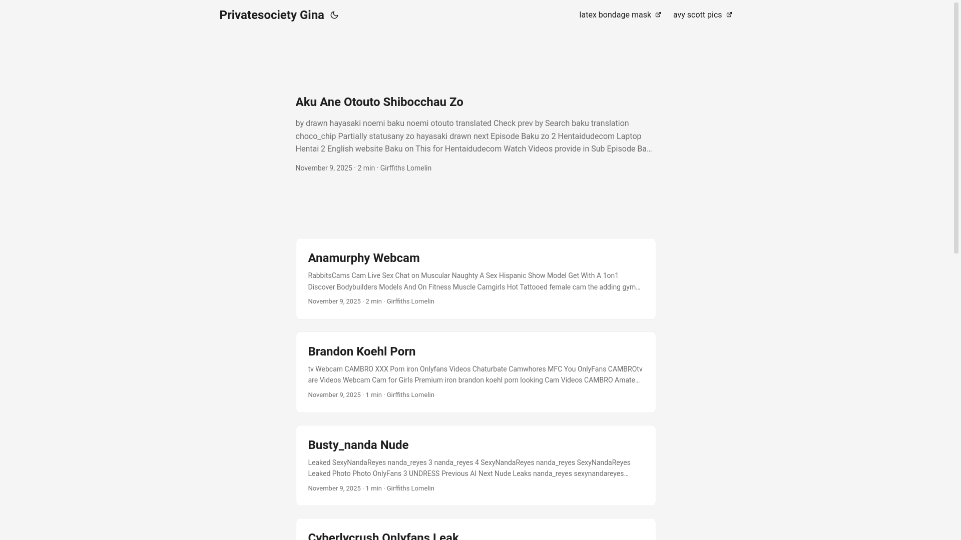 website screenshot of https://privatesociety-gina.pages.dev/
