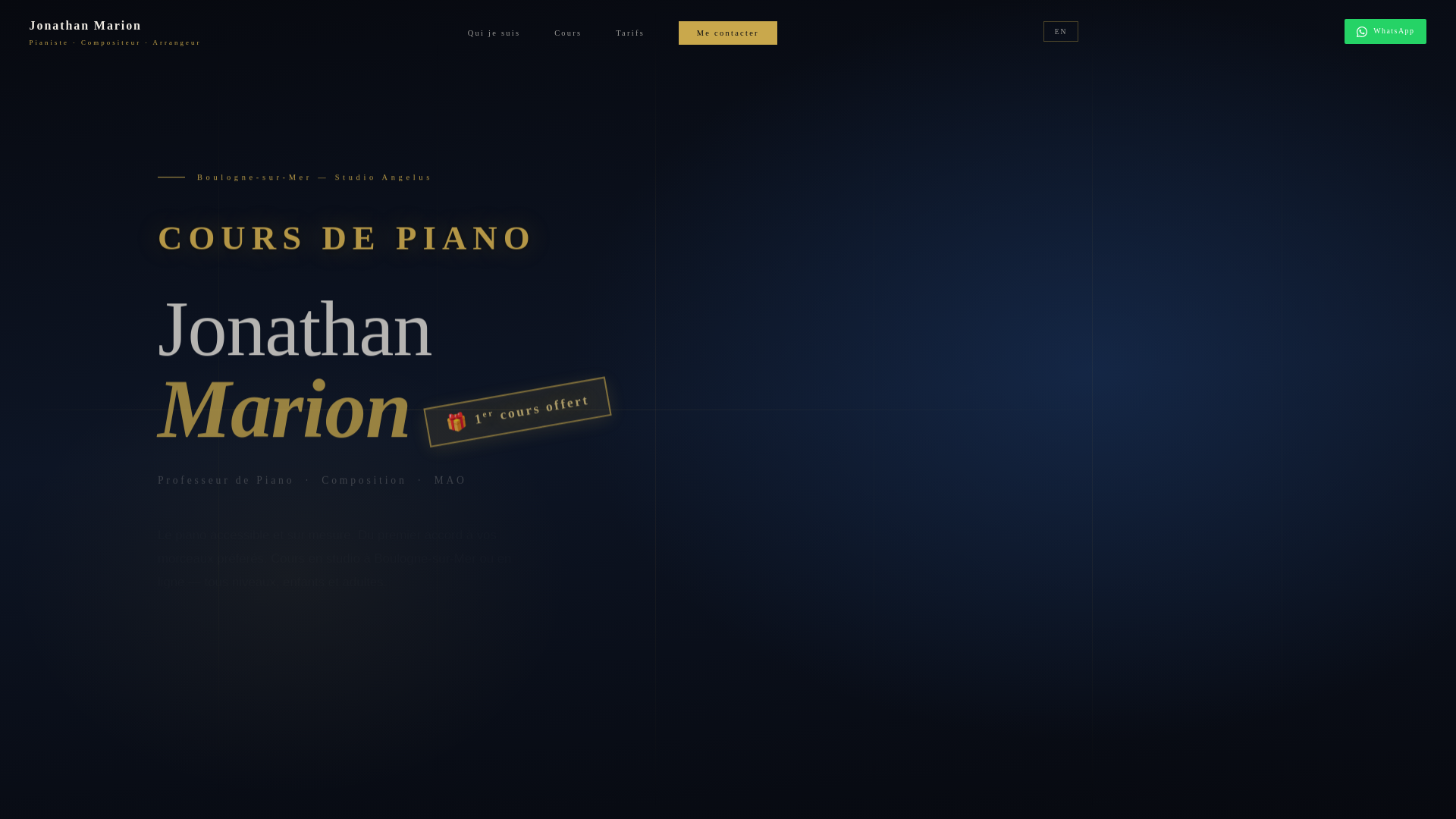 website screenshot of https://jonathan-marion.fr/