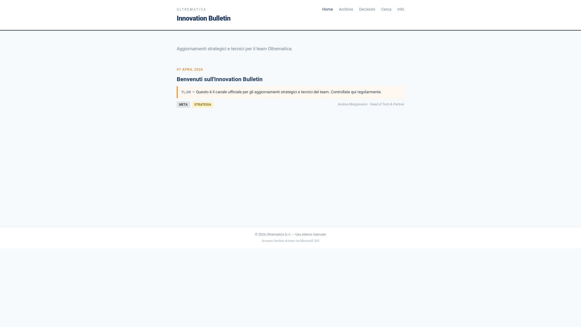 website screenshot of https://innovation-oltrematica-dev.pages.dev/