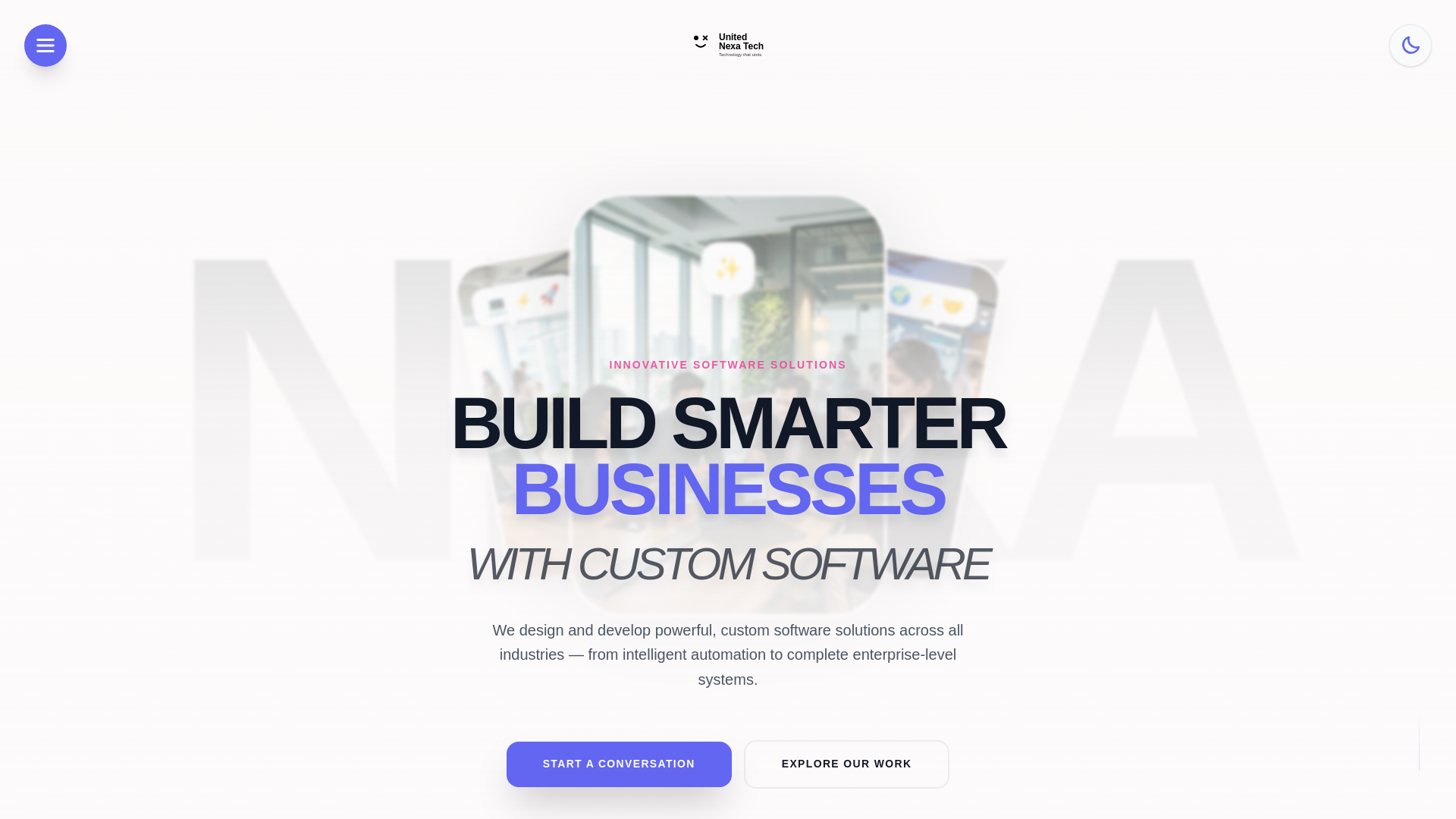 website screenshot of https://united-nexa-tech.pages.dev/