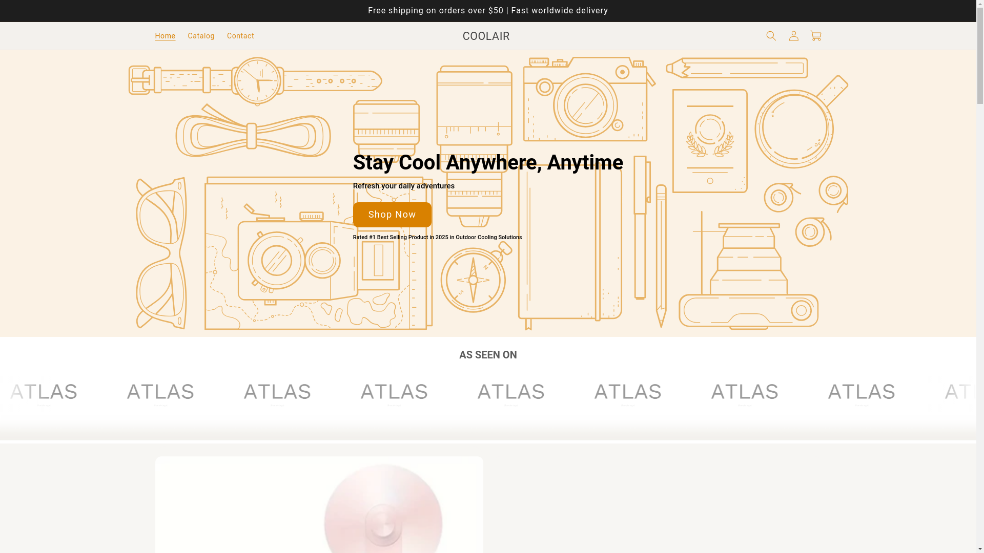 website screenshot of https://velaair.store/