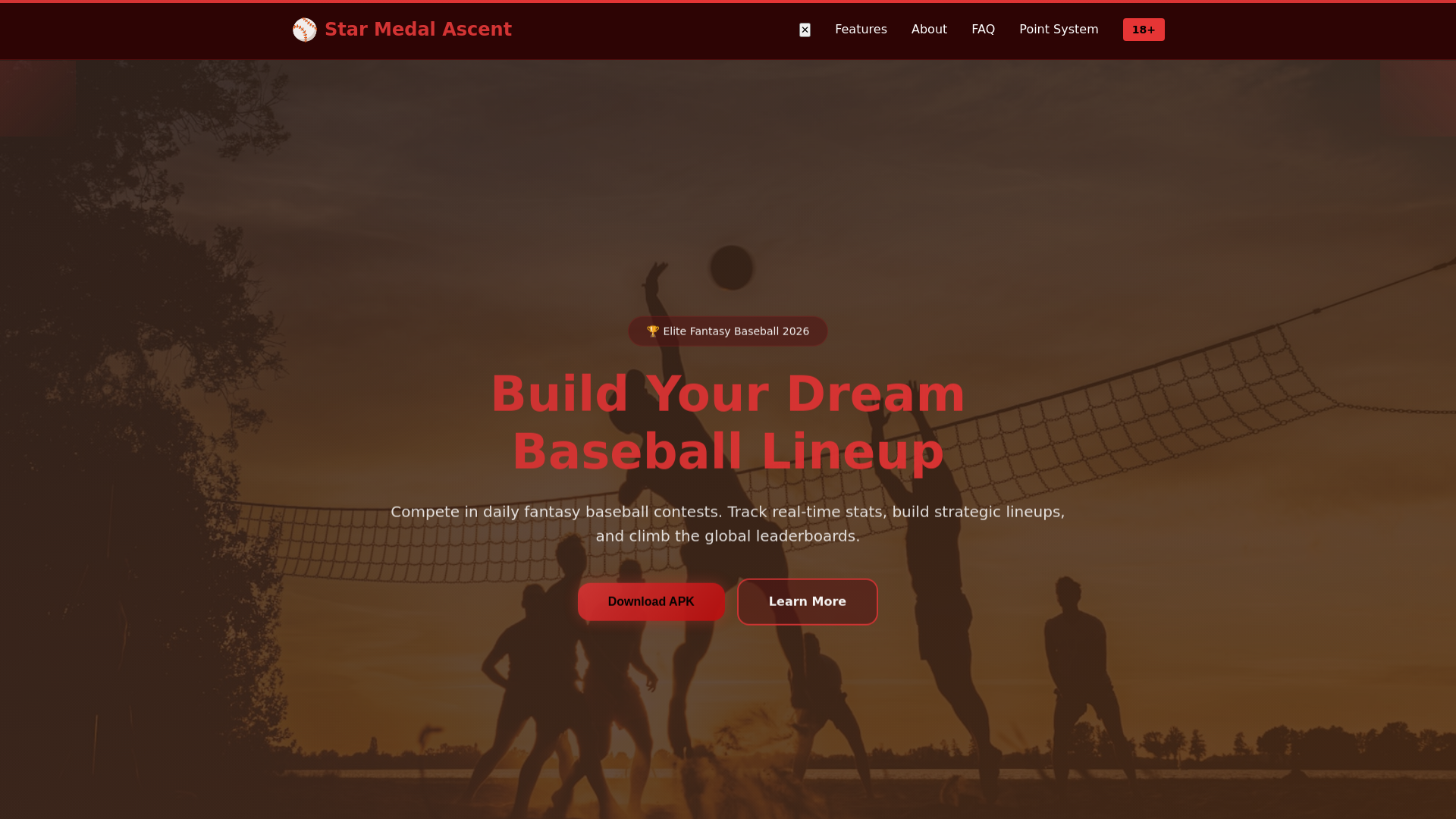 website screenshot of https://baseballstartingpitchers.com