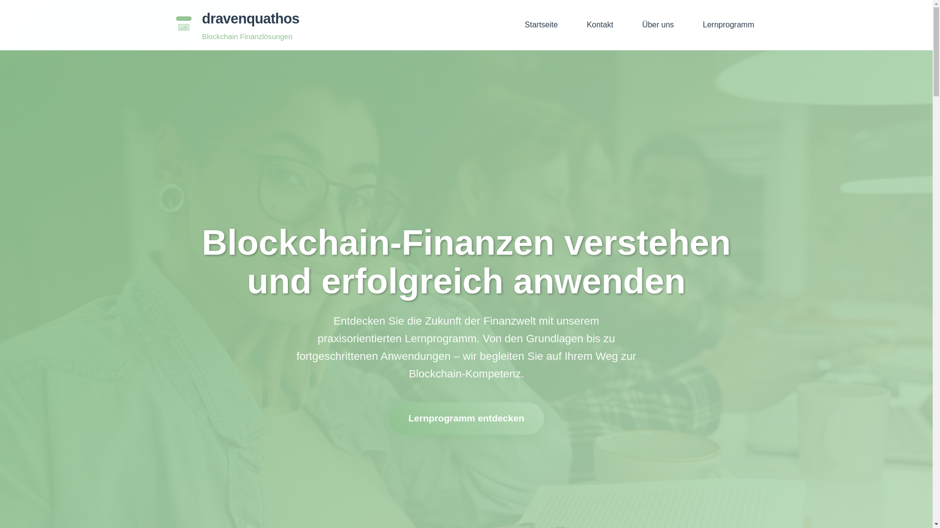 website screenshot of https://dravenquathos.com/