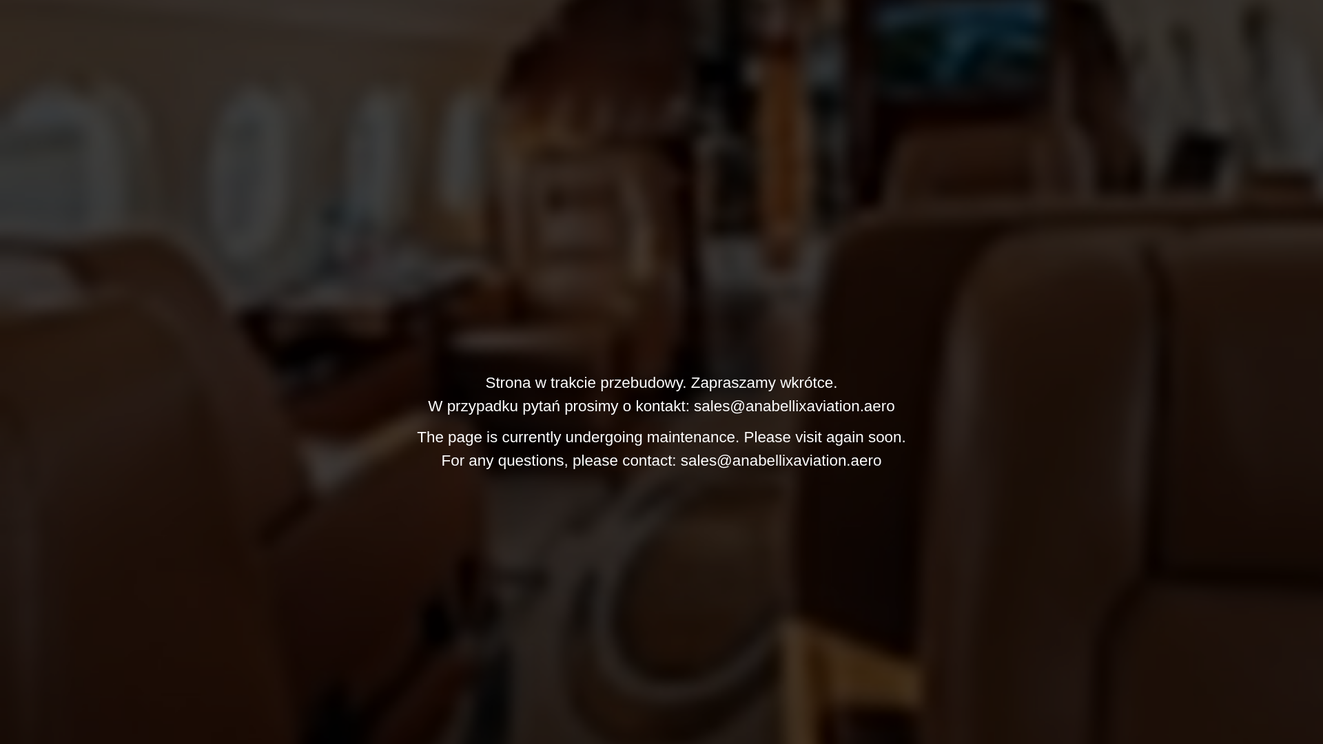 website screenshot of https://anabellixaviation.aero/