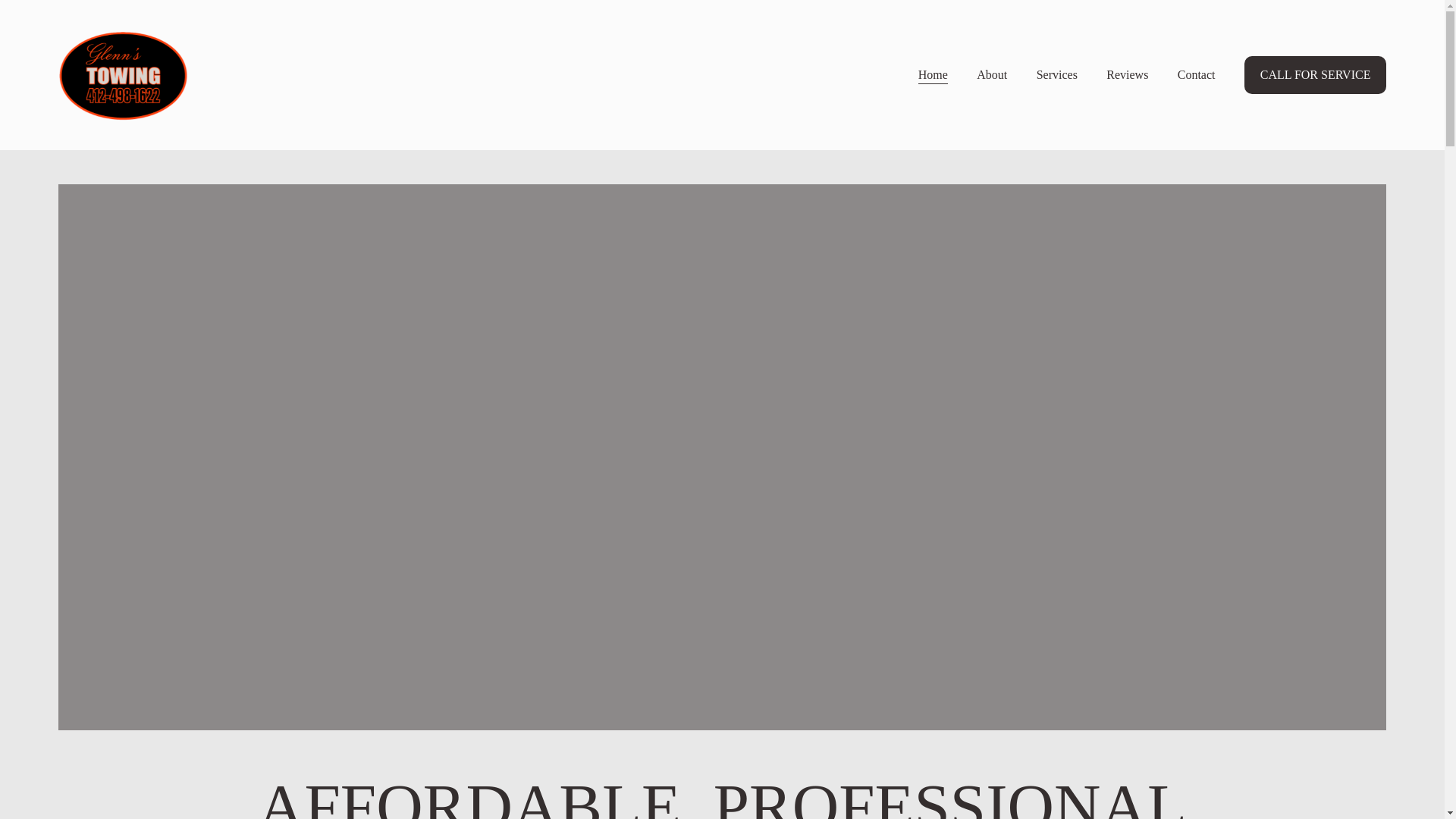website screenshot of https://glennstowcompany.com/