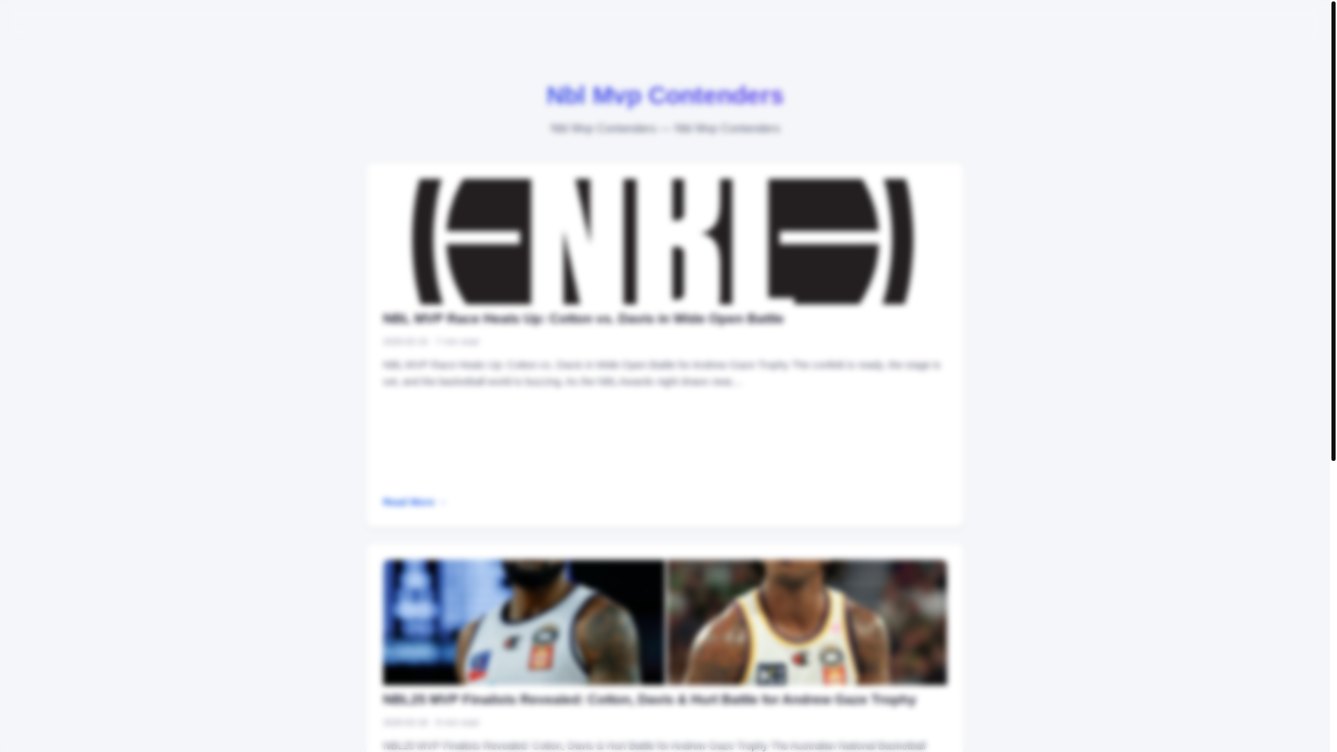 website screenshot of https://nbl-mvp-contenders.pages.dev/