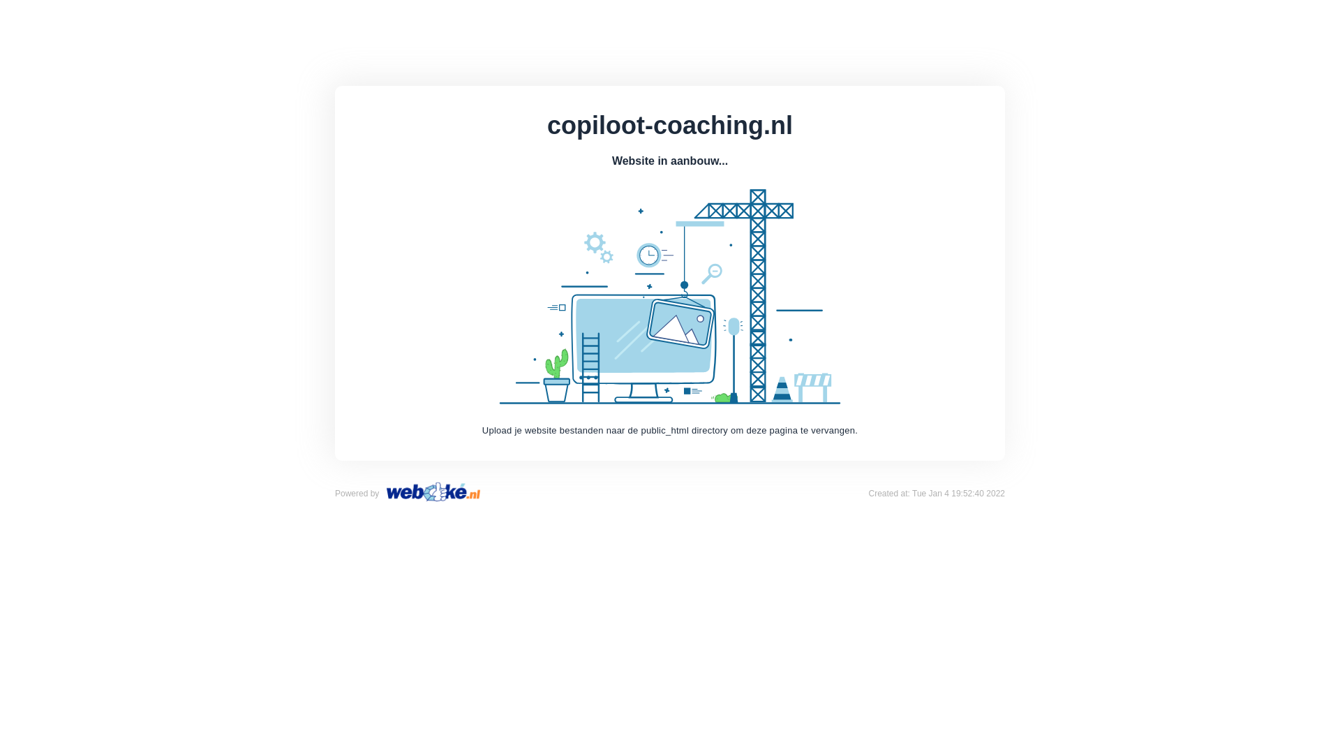 website screenshot of https://copiloot-coaching.nl/