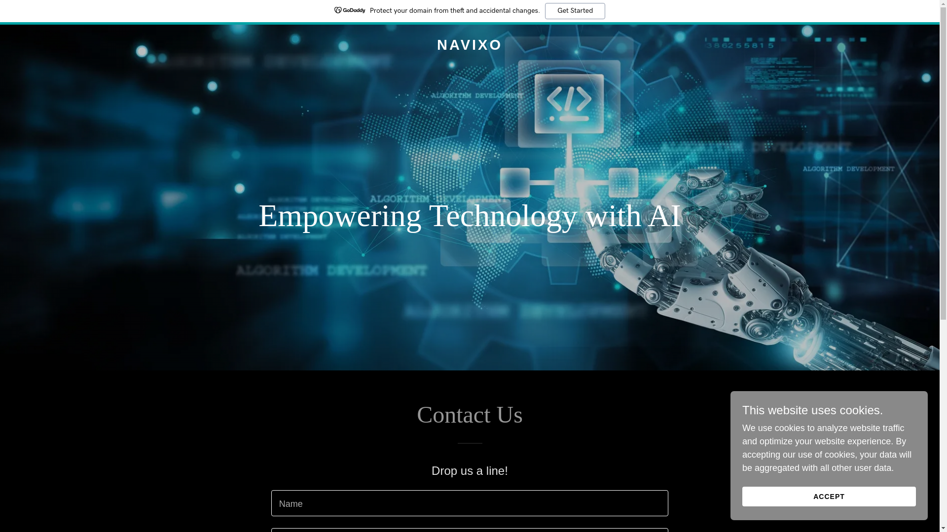 website screenshot of https://navixo.ai/