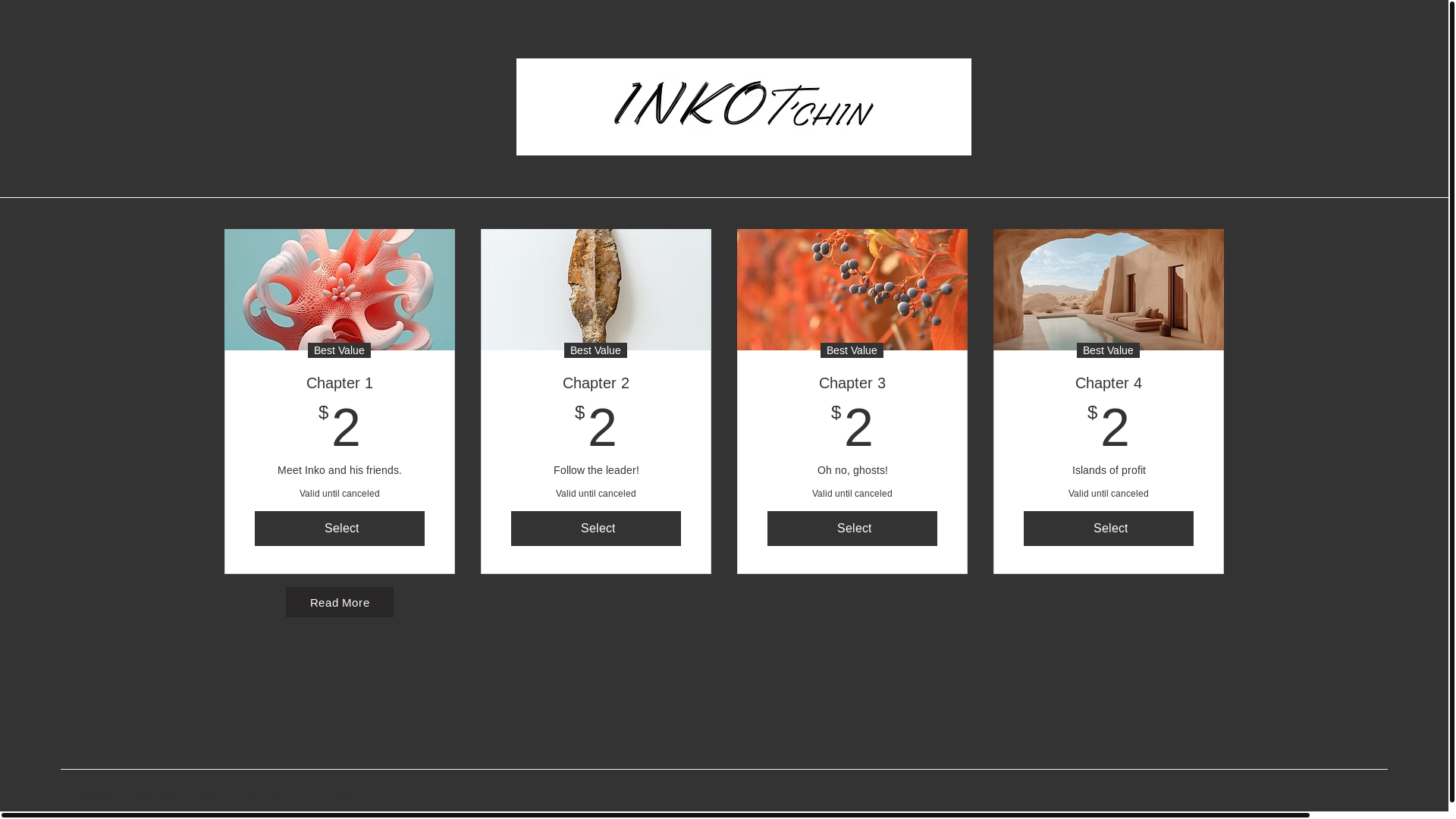 website screenshot of https://inkochannel.com/