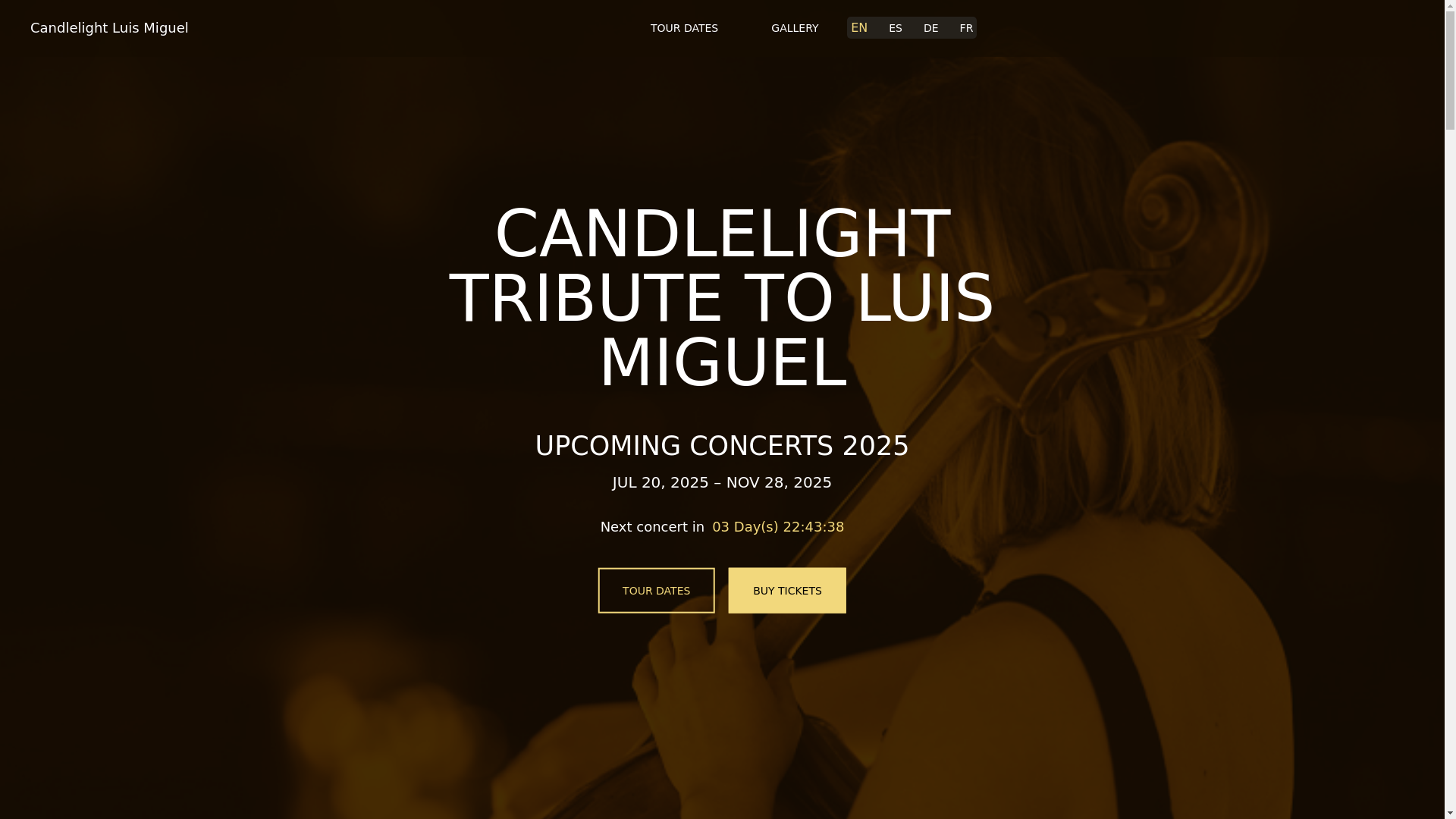 website screenshot of https://candlelightluismiguel-com-github-io.pages.dev/