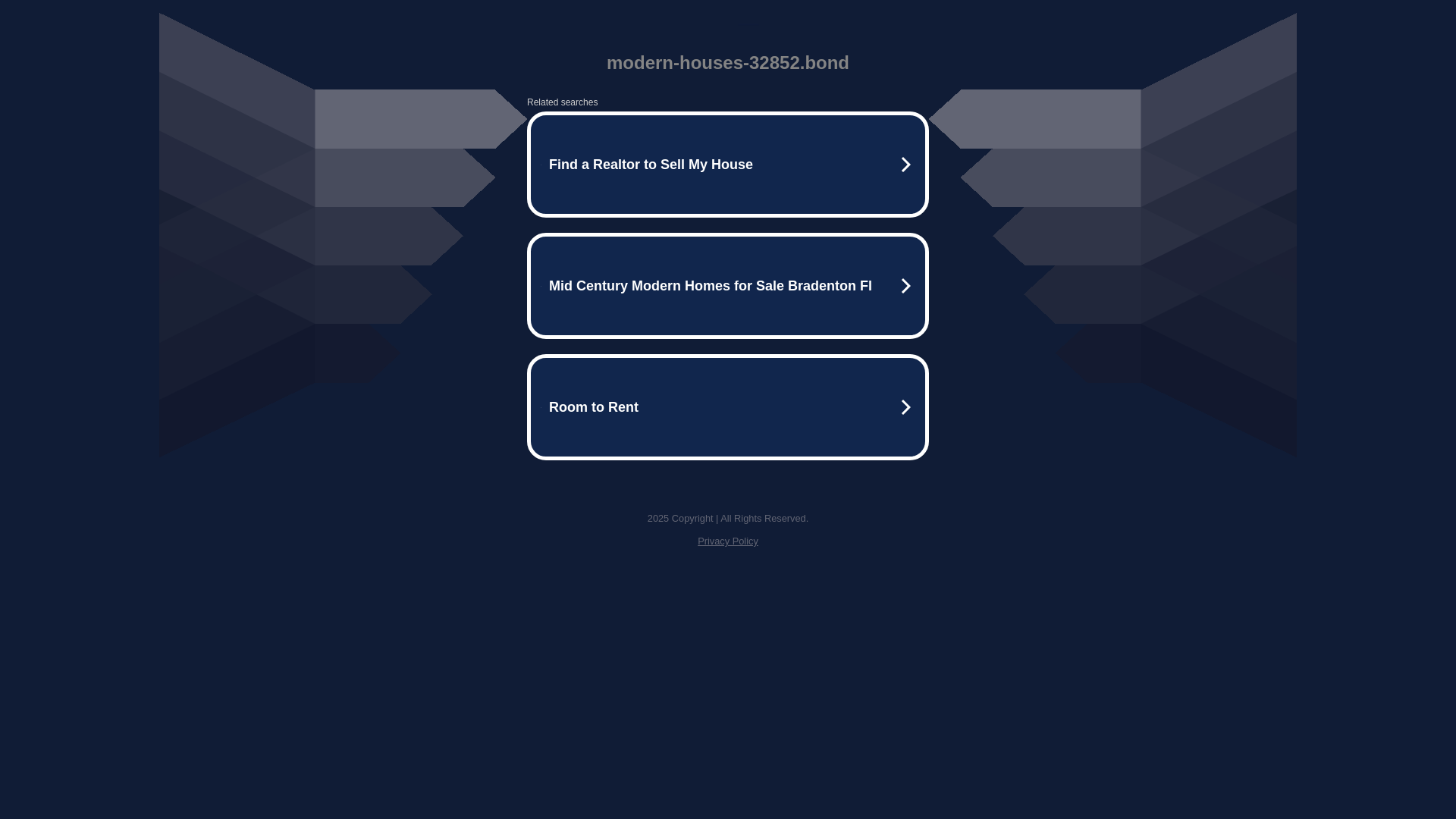 website screenshot of https://modern-houses-32852.bond/
