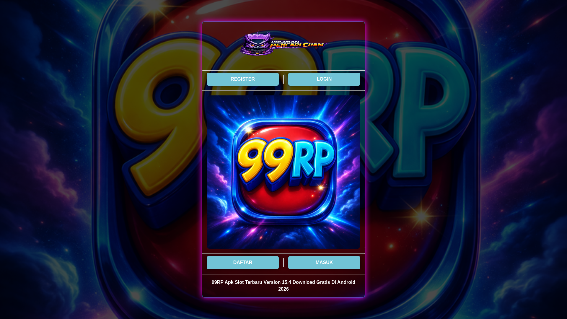 website screenshot of https://99rp-slot-terbaru.pages.dev/