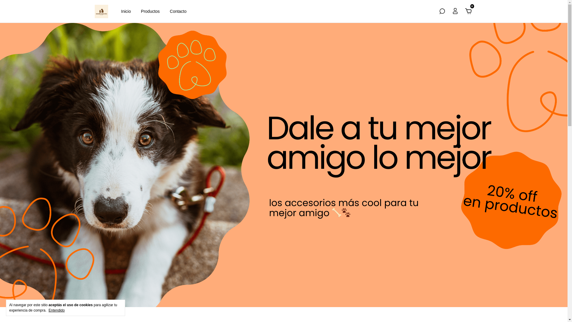 website screenshot of https://vidamascota.com.ar/