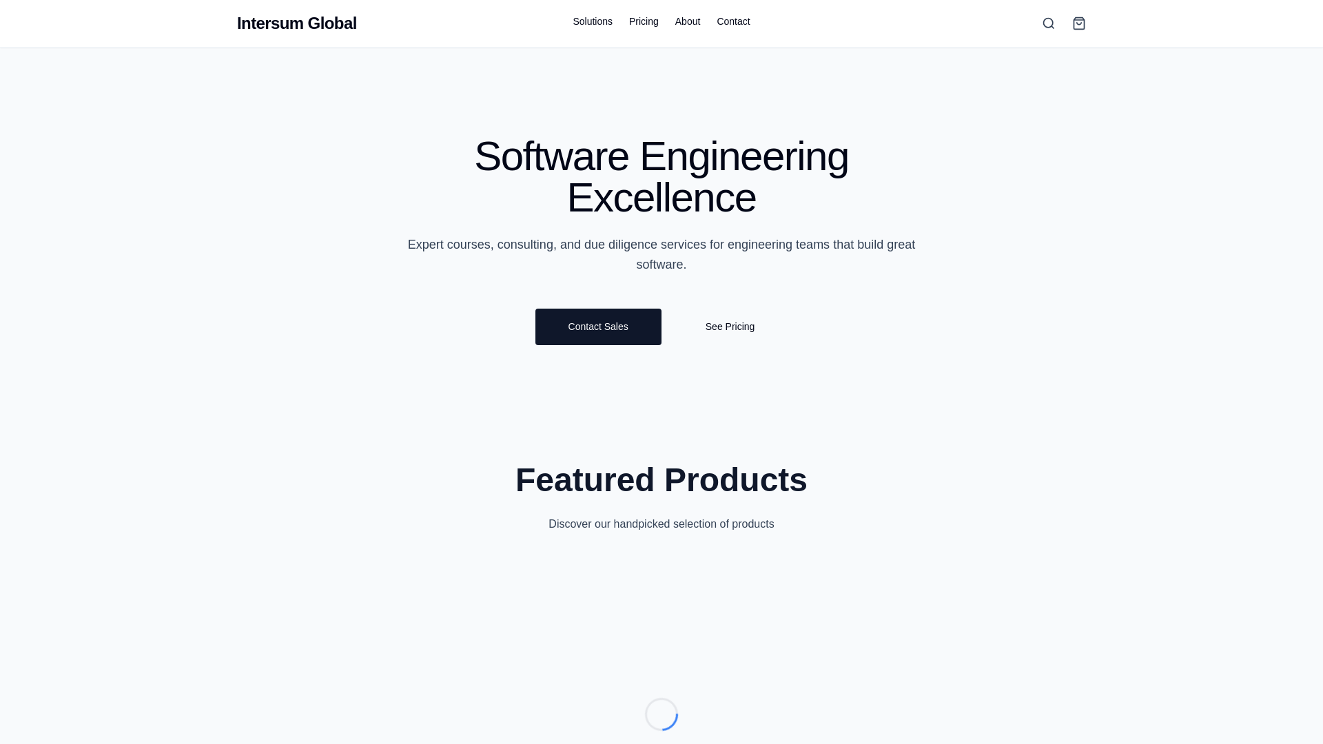 website screenshot of https://dev-pr-146-intersum-ecommerce-example-storefront.pages.dev/