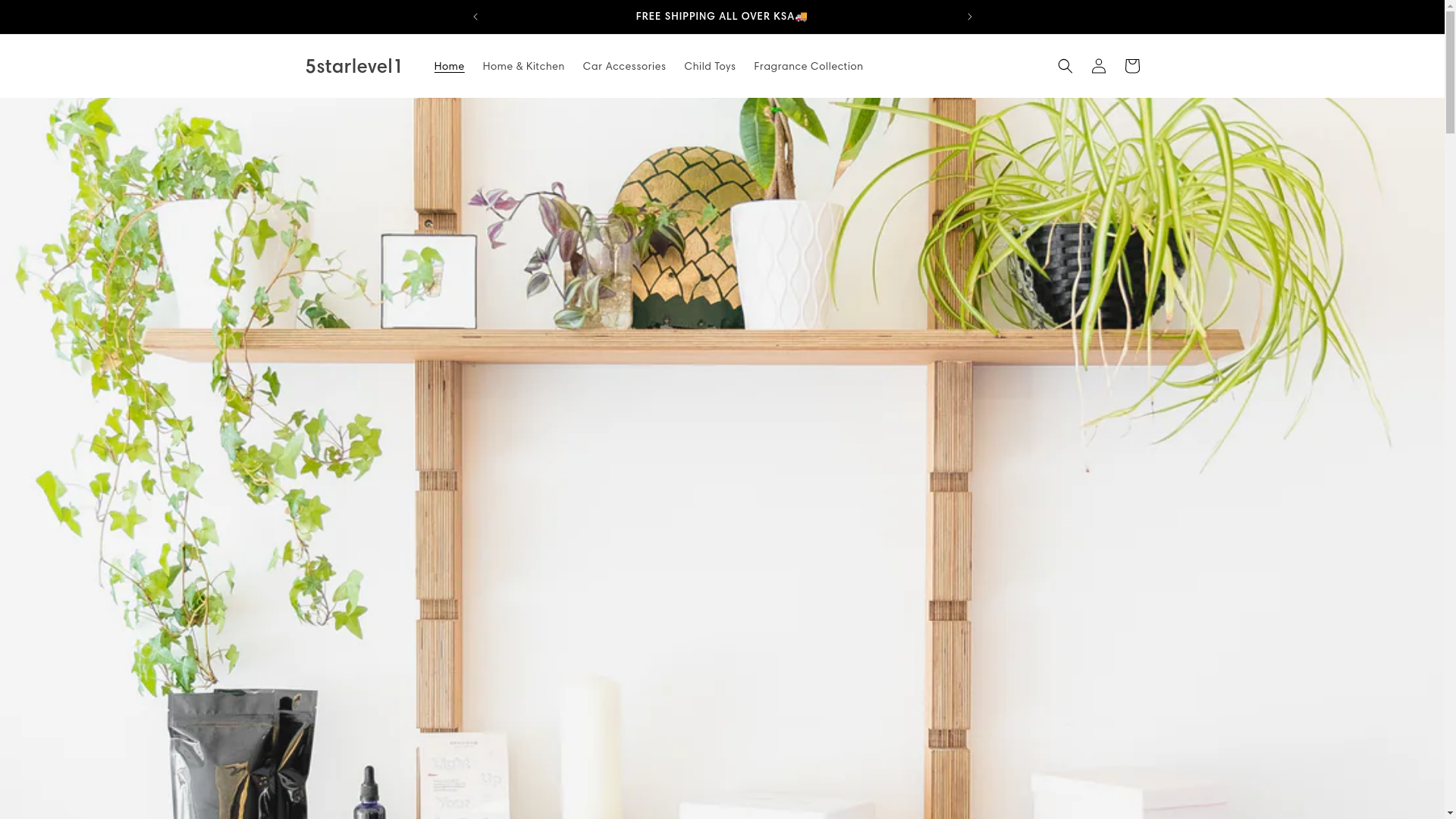 website screenshot of https://5starlevel1.store/