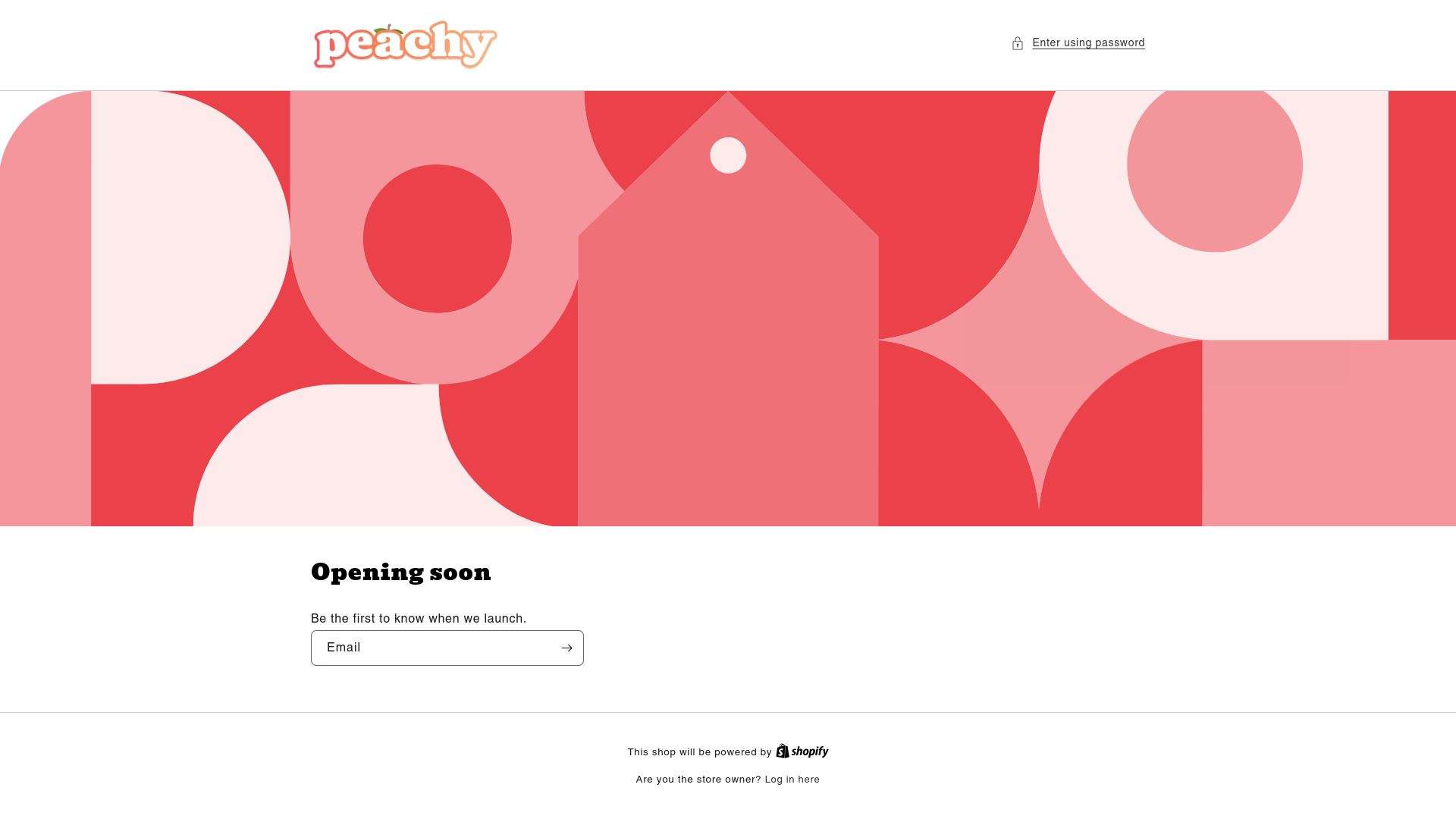 website screenshot of https://lovepeachymen.com/