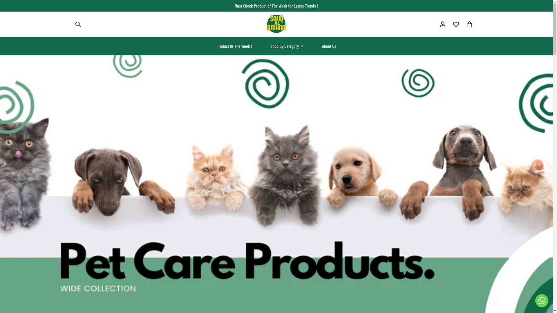 website screenshot of https://souqalamana.store/