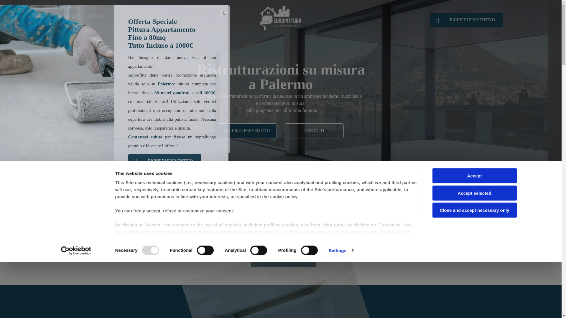 website screenshot of https://europitturaristrutturazioni.com/