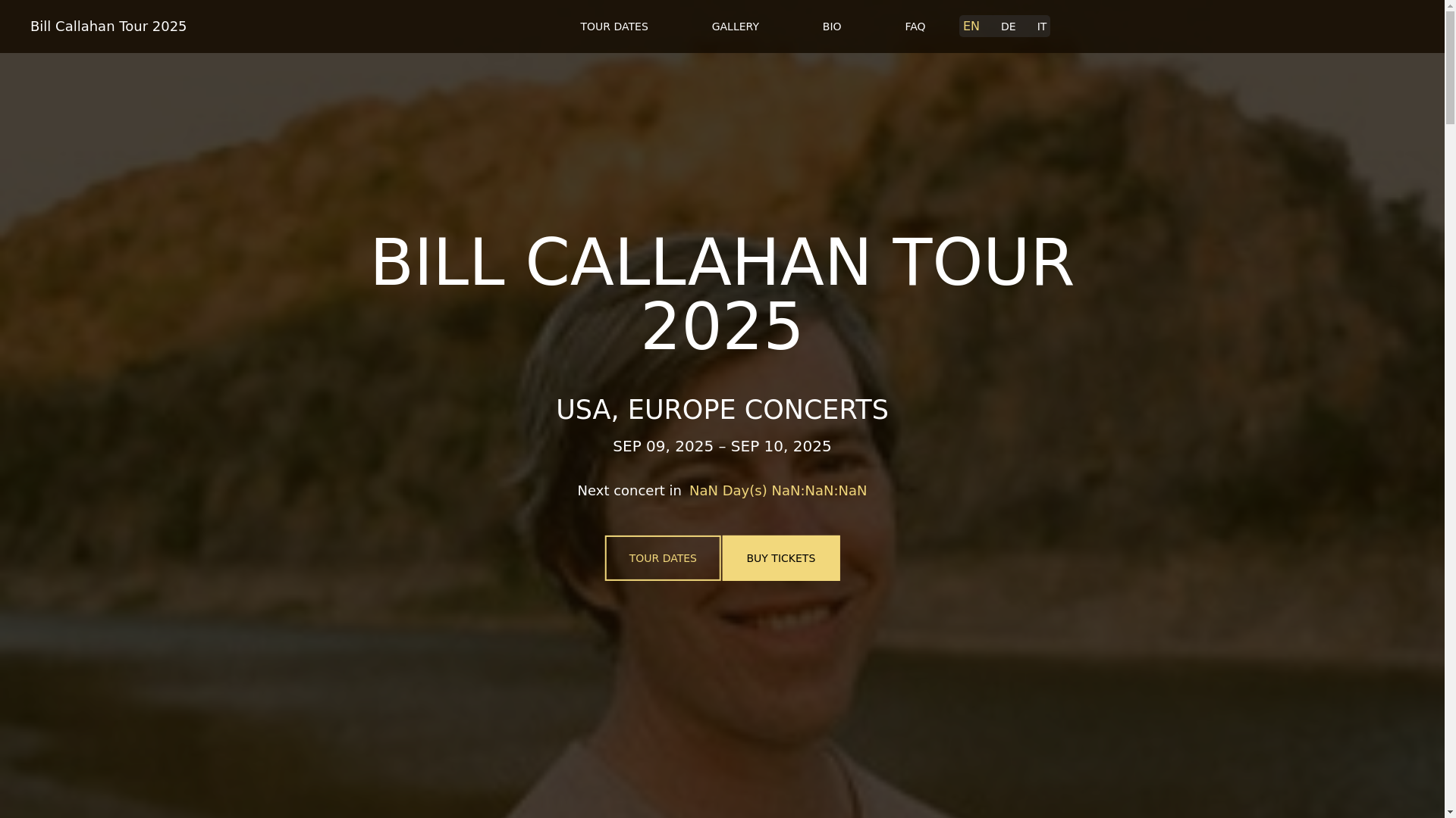 website screenshot of https://billcallahantour-com-github-io.pages.dev/