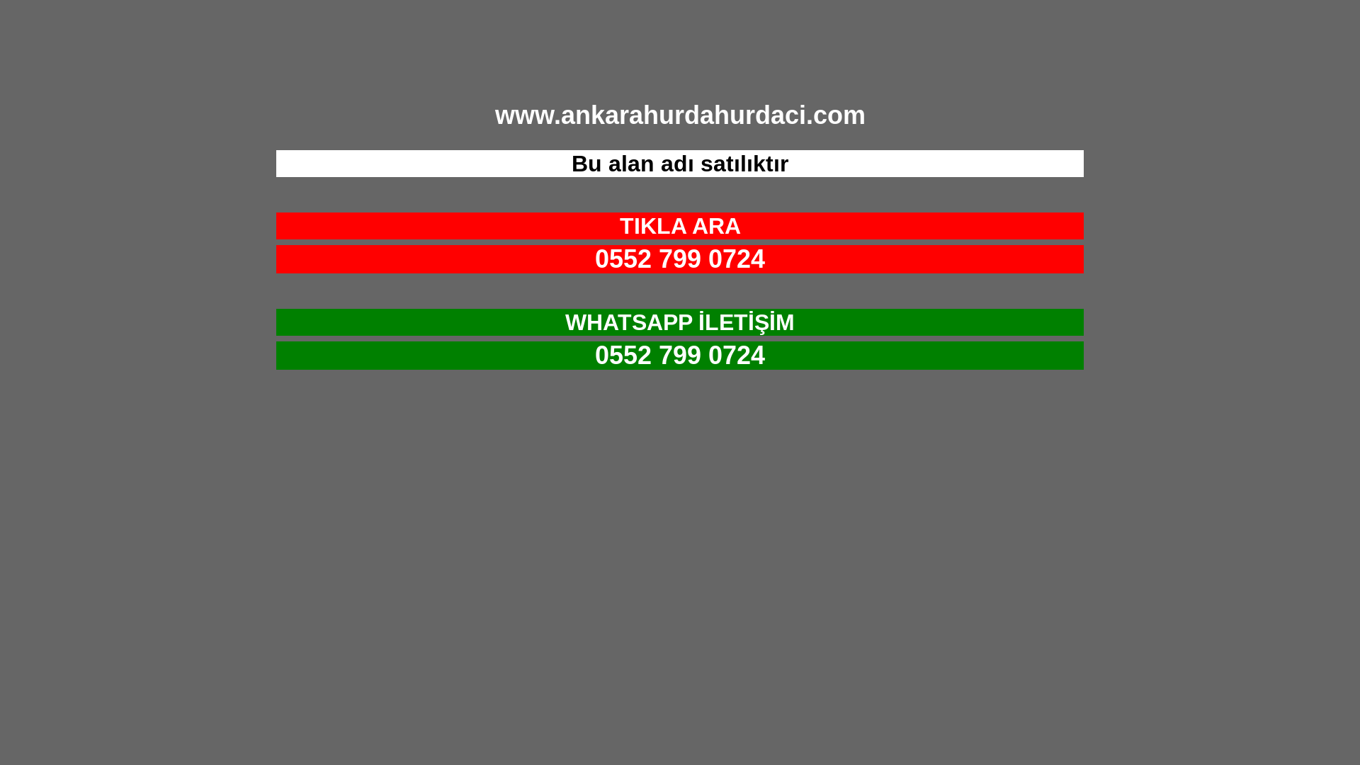 website screenshot of https://ankarahurdahurdaci.com/