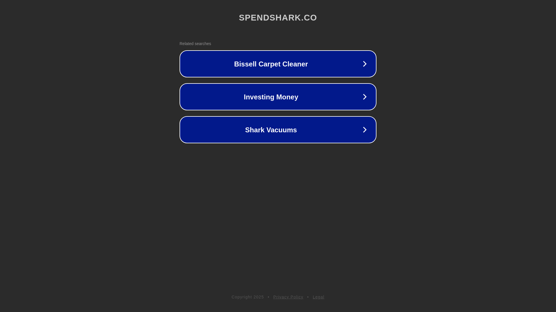 website screenshot of https://spendshark.co/