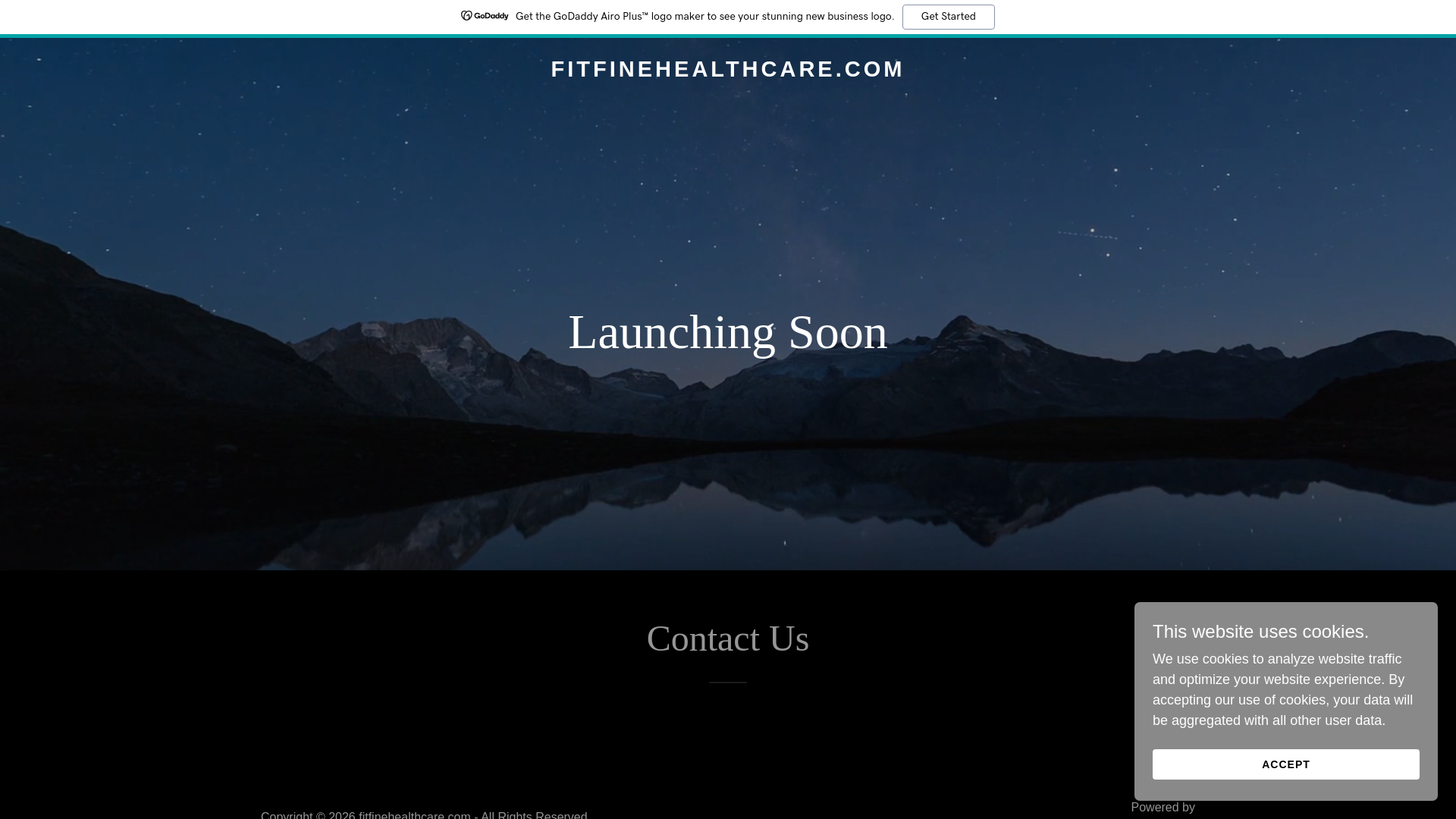 website screenshot of https://fitfinehealthcare.com/