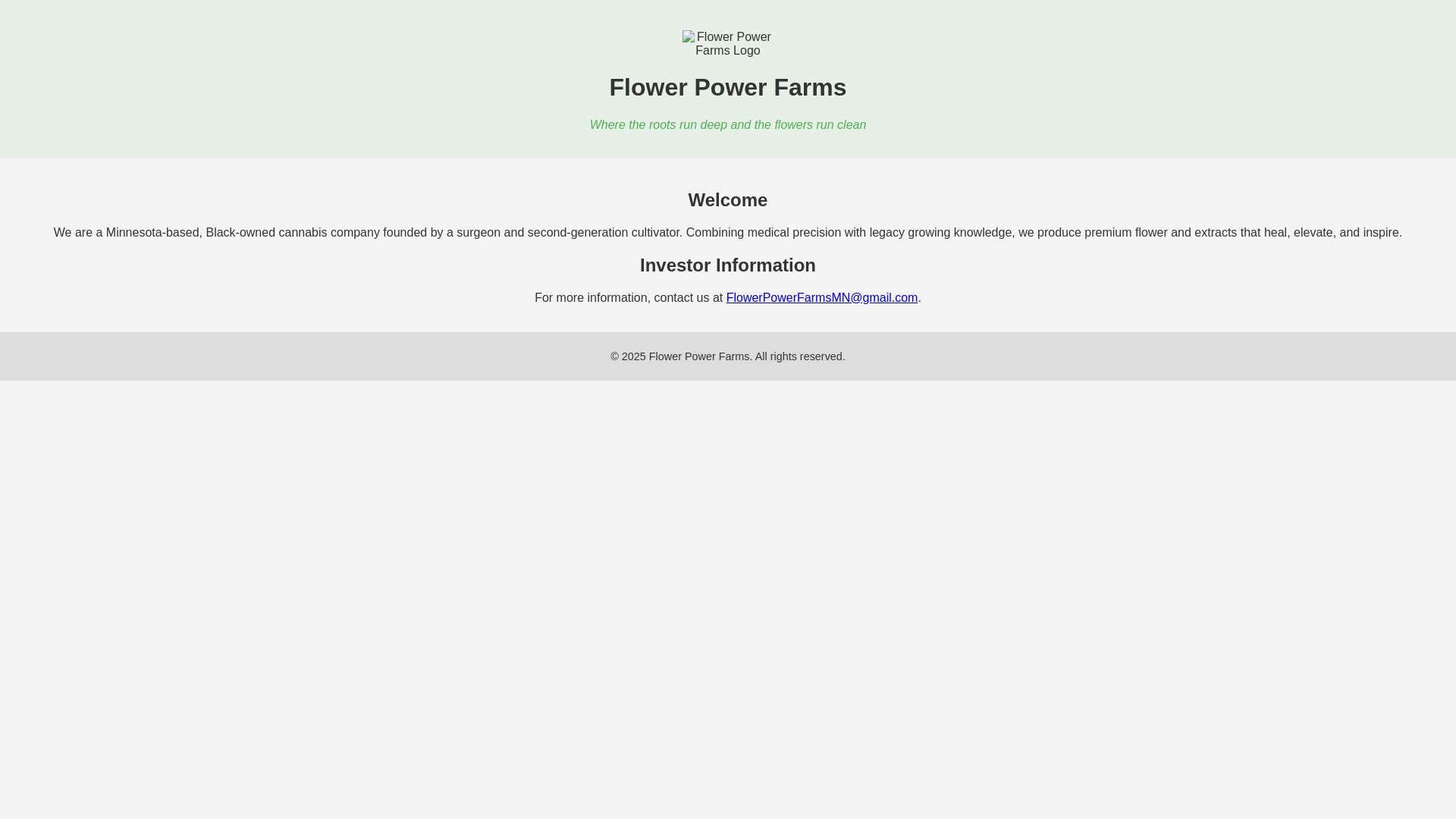 website screenshot of https://flowerpowerfarmsmn.org/