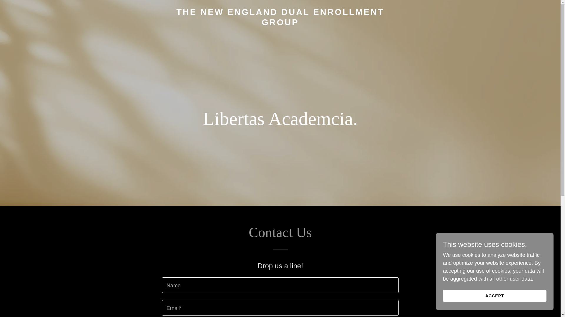 website screenshot of https://nedualenrollment.org/