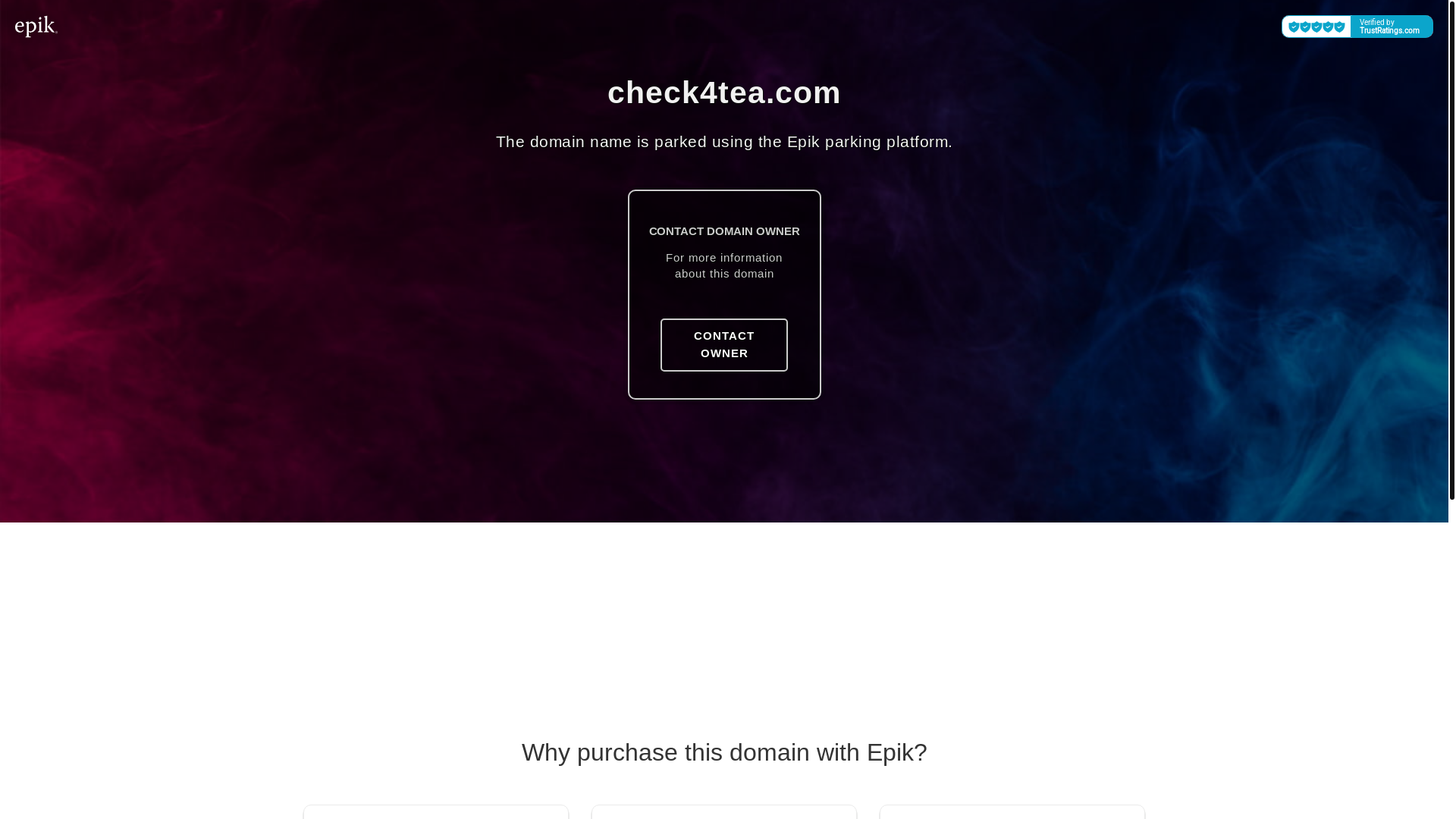 website screenshot of https://check4tea.com/
