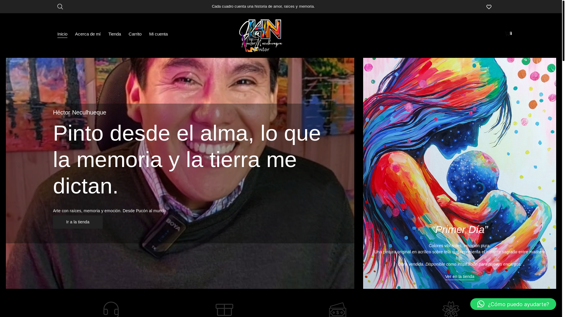 website screenshot of https://hectorneculhueque.com/