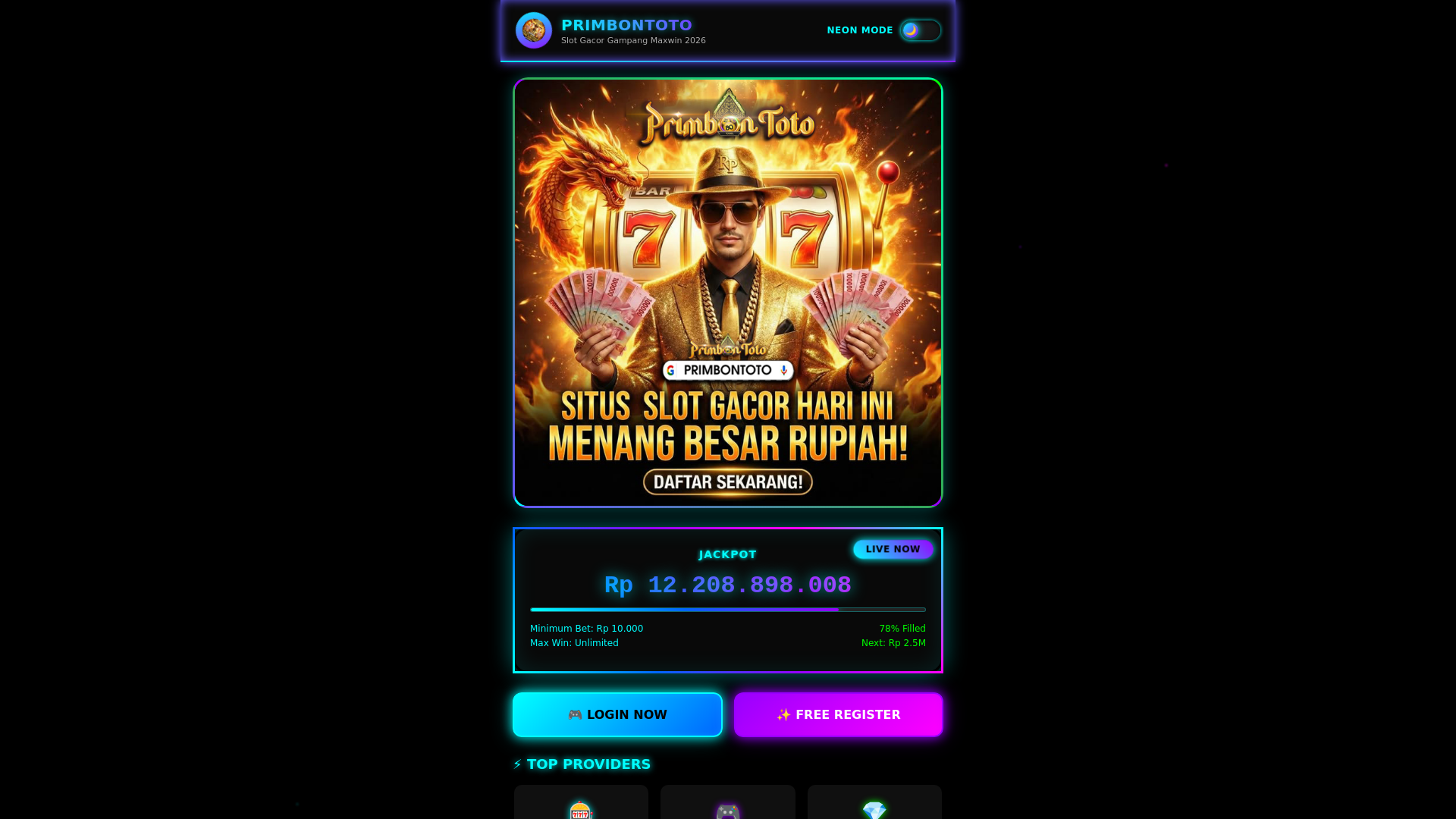 website screenshot of https://amptogelcampur.pages.dev/