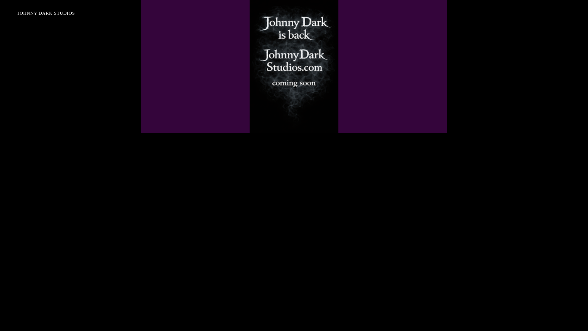 website screenshot of https://johnnydarkstudios.com/