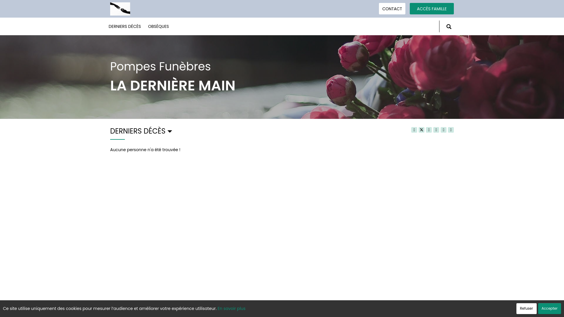 website screenshot of https://ladernieremain.net/