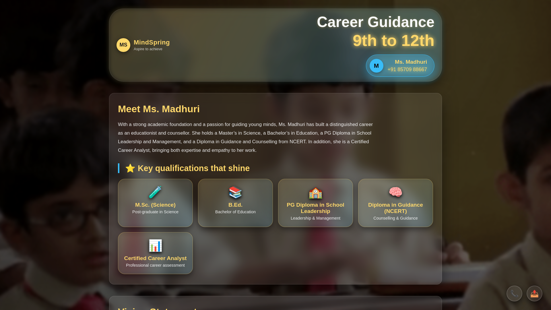 website screenshot of https://mindspring.org.in/