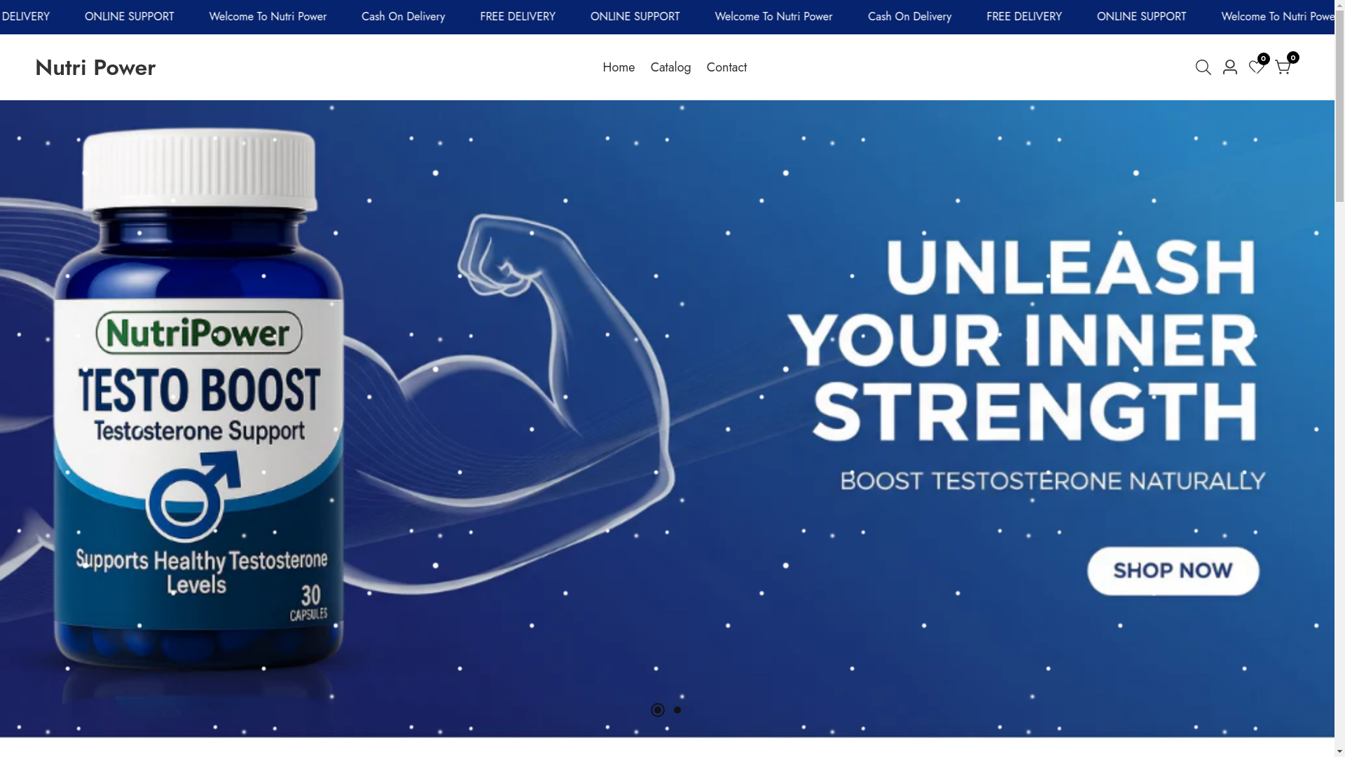 website screenshot of https://realnutripower.store/